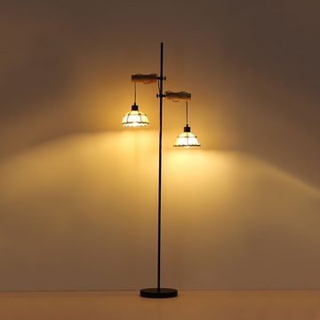 etc-shop Stehlampe, Leuchtmittel nicht inklusive, Stehlampe Beistellleuchte Wohnzimmerlampe Stehleuchte höhenverstellbar