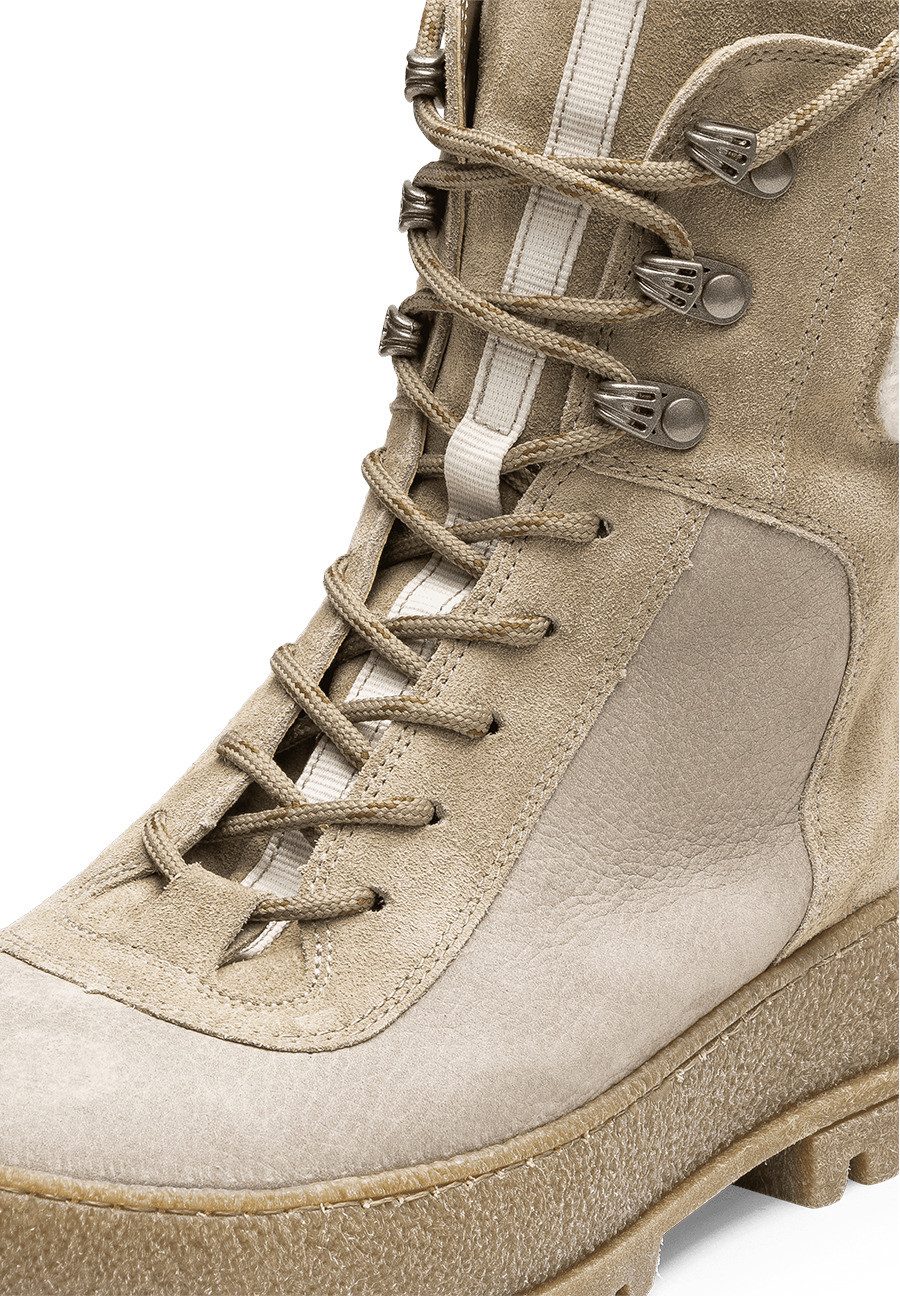vitaform Damen Stiefeletten Veloursleder Stiefelette
