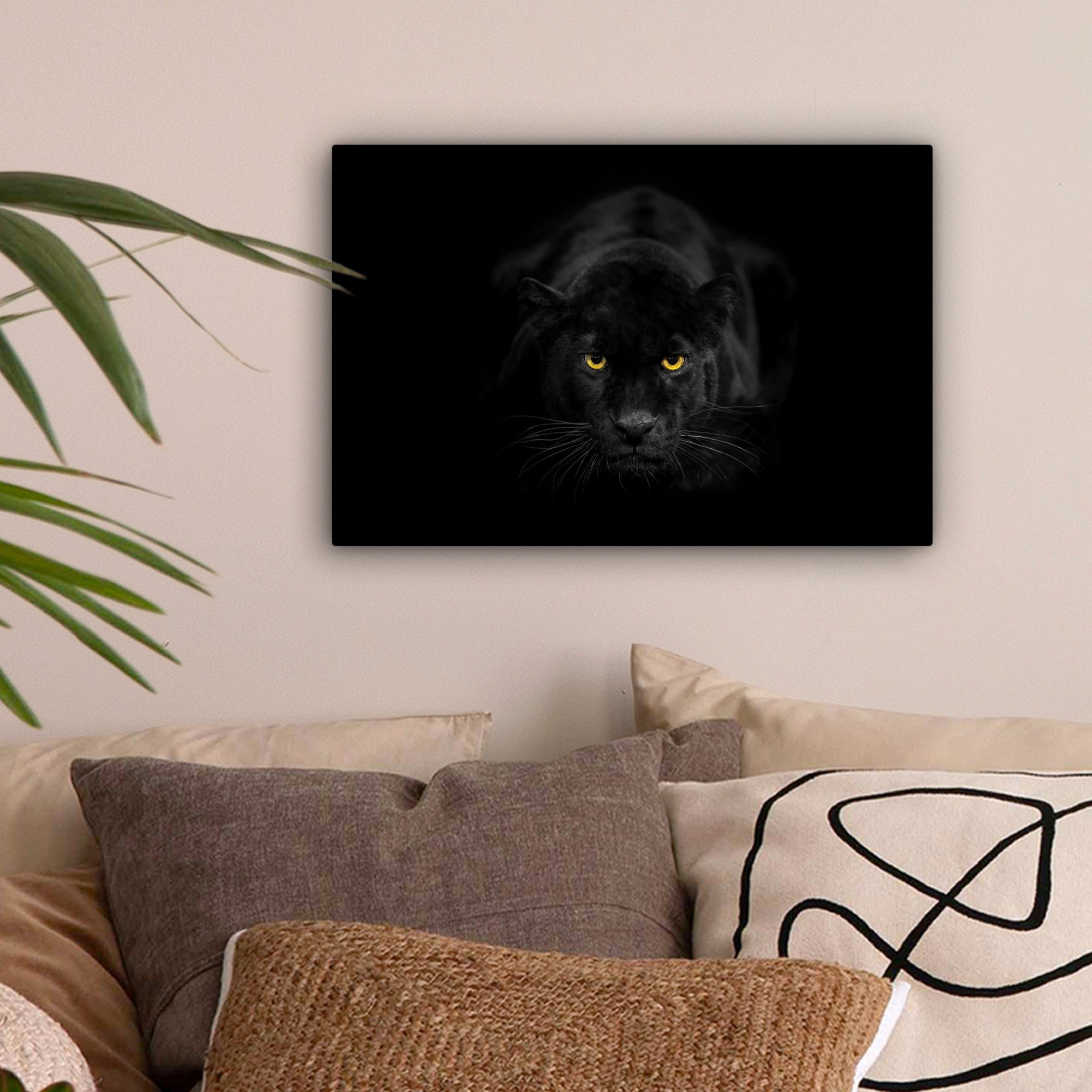 OneMillionCanvasses® Leinwandbild Panther - Tiere - günstig online kaufen