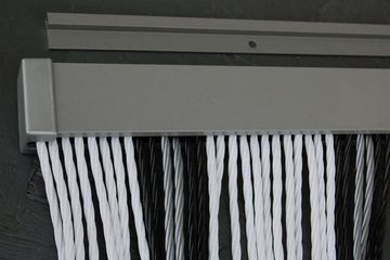 La Tenda Insektenschutz-Vorhang La Tenda OSTUNI 1 XL Streifenvorhang weiß, 120 x 230 cm, PVC - Länge und Breite individuell kürzbar