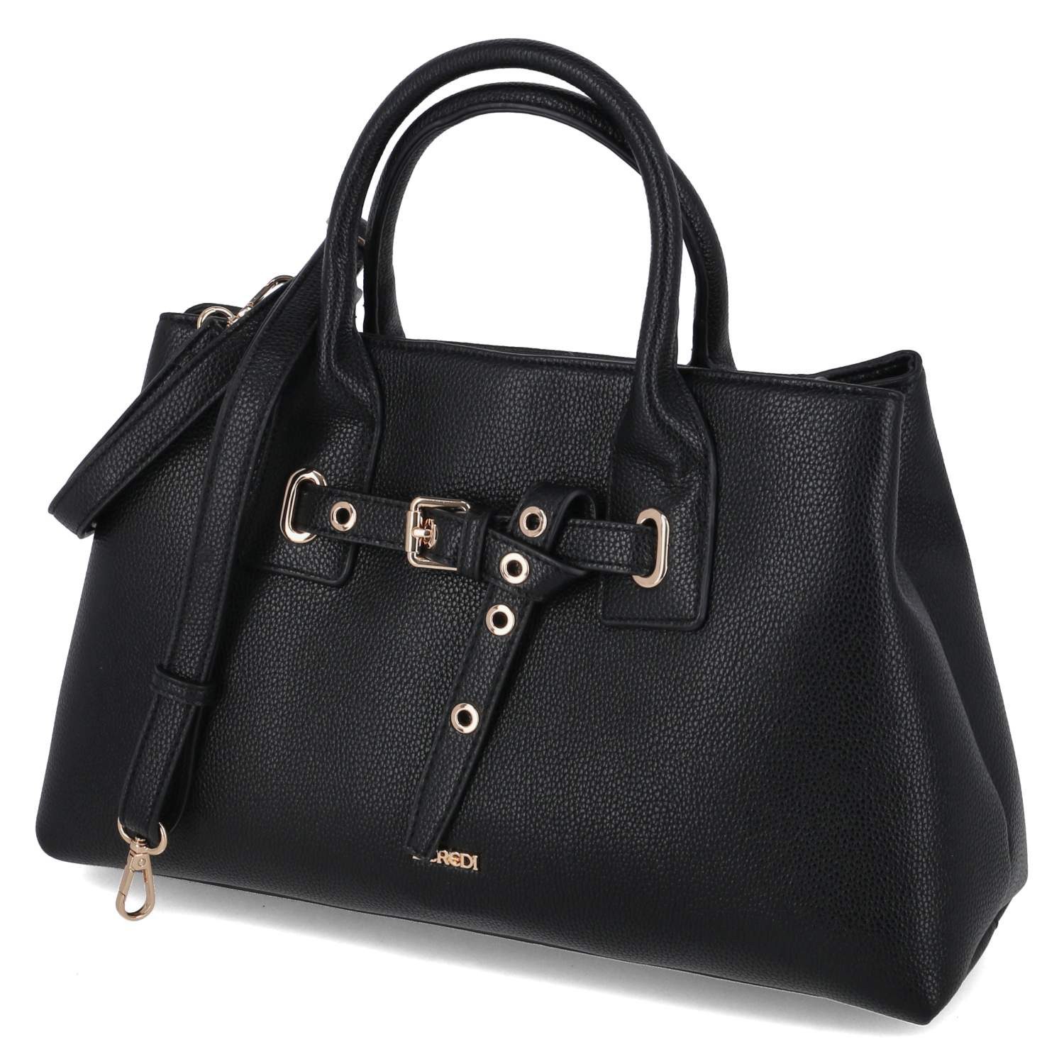 L. CREDI Handtasche L.Credi 1006602/200 Damen Henkeltaschen Synthetik black