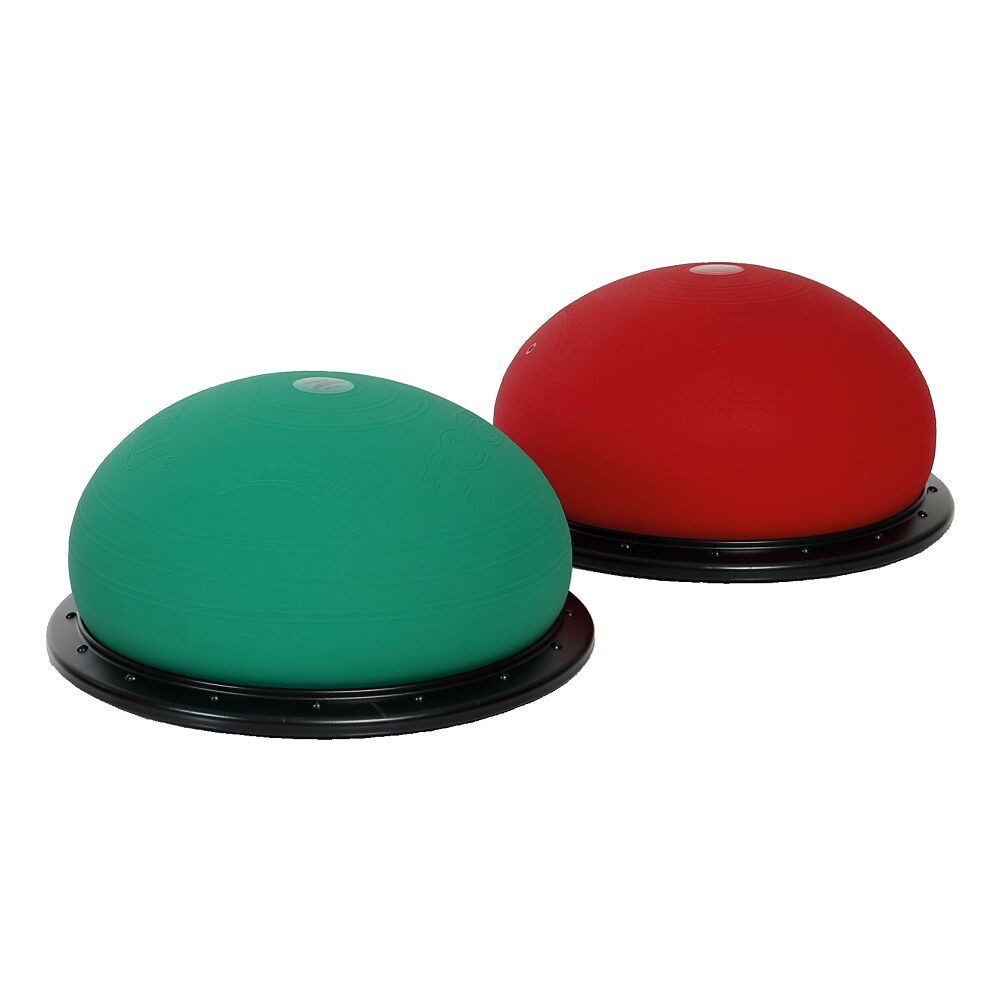 Togu Stepper Balance-Bälle-Set Jumper, Praktisch: Lieferung im 2er-Set – in den Farben Rot und Grün