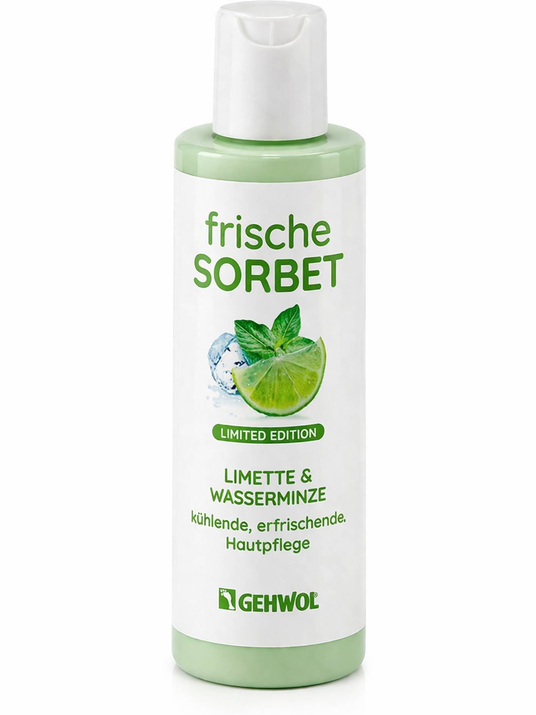 Eduard Gerlach GmbH Handcreme GEHWOL frische Sorbet Limited Edition kühlende und erfrischende Hautpf Packung, leichtes Sorbet mit Aloe Vera für erfrischte, gepflegte Haut