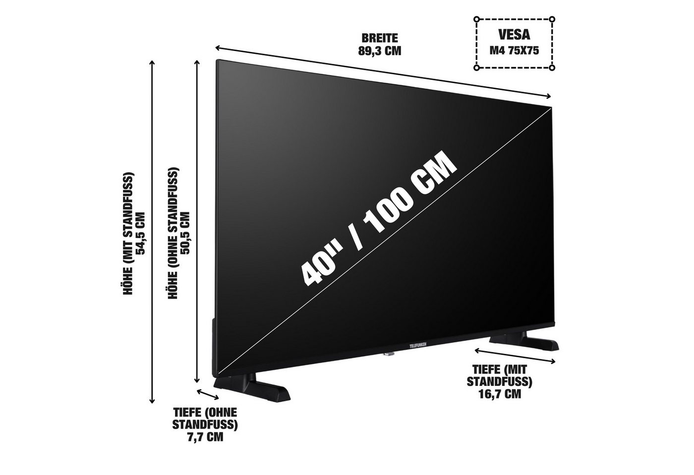Telefunken XF40TP900S LCD-LED Fernseher ... Telefunken XF40TP900S LCD-LED Fernseher ...