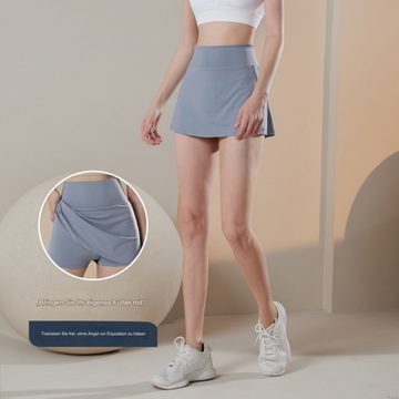 jalleria Tennisrock Schlanke Yoga-Tennisröcke für Damen mit hoher Taille mit Tasche