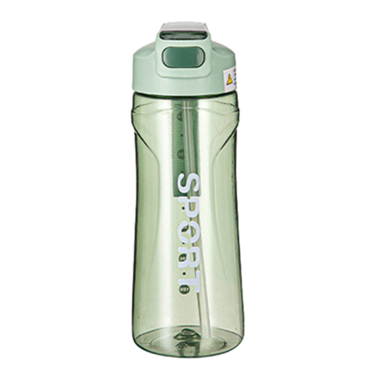 Blusmart Trinkflasche 700 Ml/800 Ml Personalisierter Stroh-Sport-Wasserbecher, Trinkflasche light green 700ml