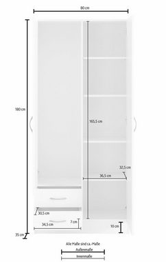 wiho Küchen Mehrzweckschrank Kiel Typ 1