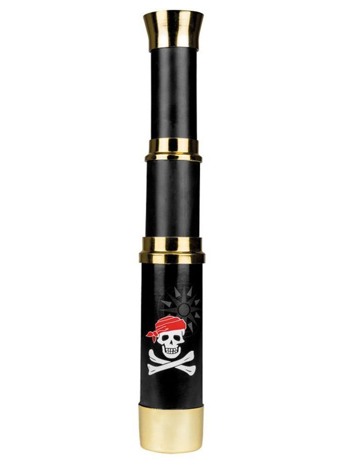 Boland Piraten-Kostüm Ausziehbares Piraten Fernrohr, Tolles Accessoire für Piratenkostüme