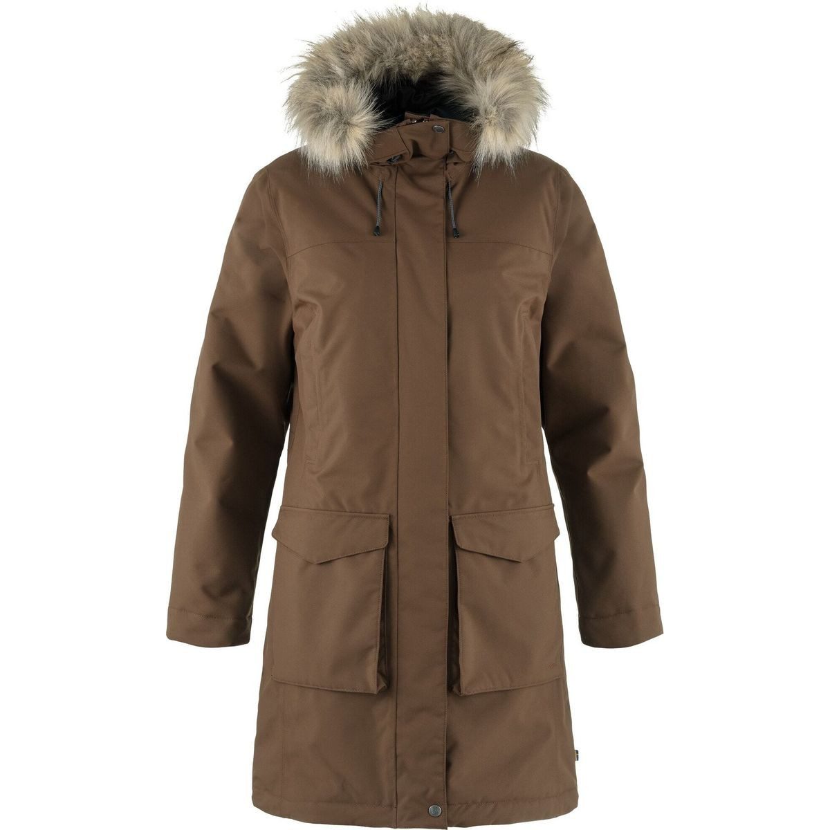 Fjällräven Outdoorjacke Nuuk Lite Parka W Leichter Damenparka für Wandertouren, wind- und wasserdicht, mit