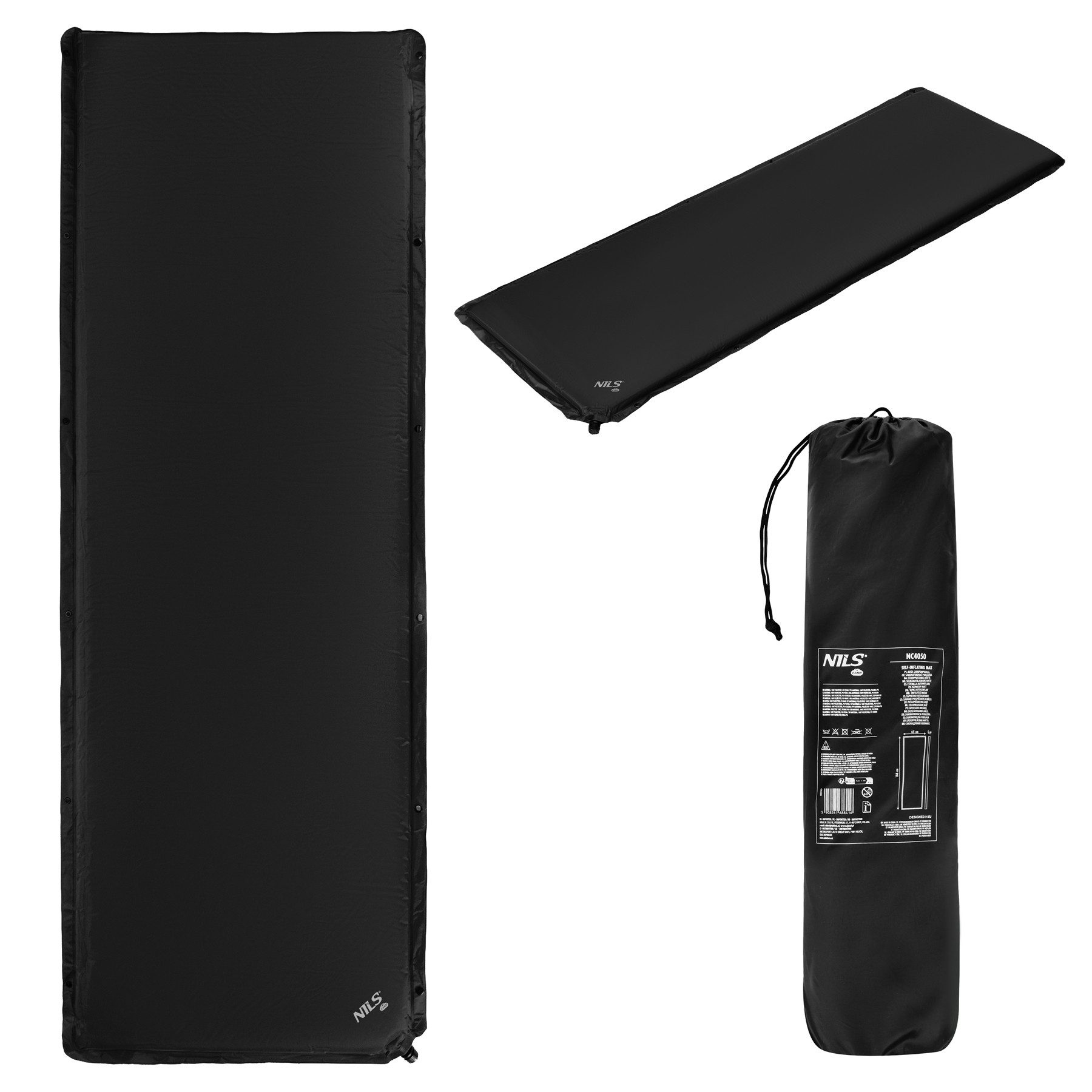 NILS CAMP Isomatte selbstaufblasende Campingmatte Outdoor Matte, 5 cm dick für hohen Liegekomfort
