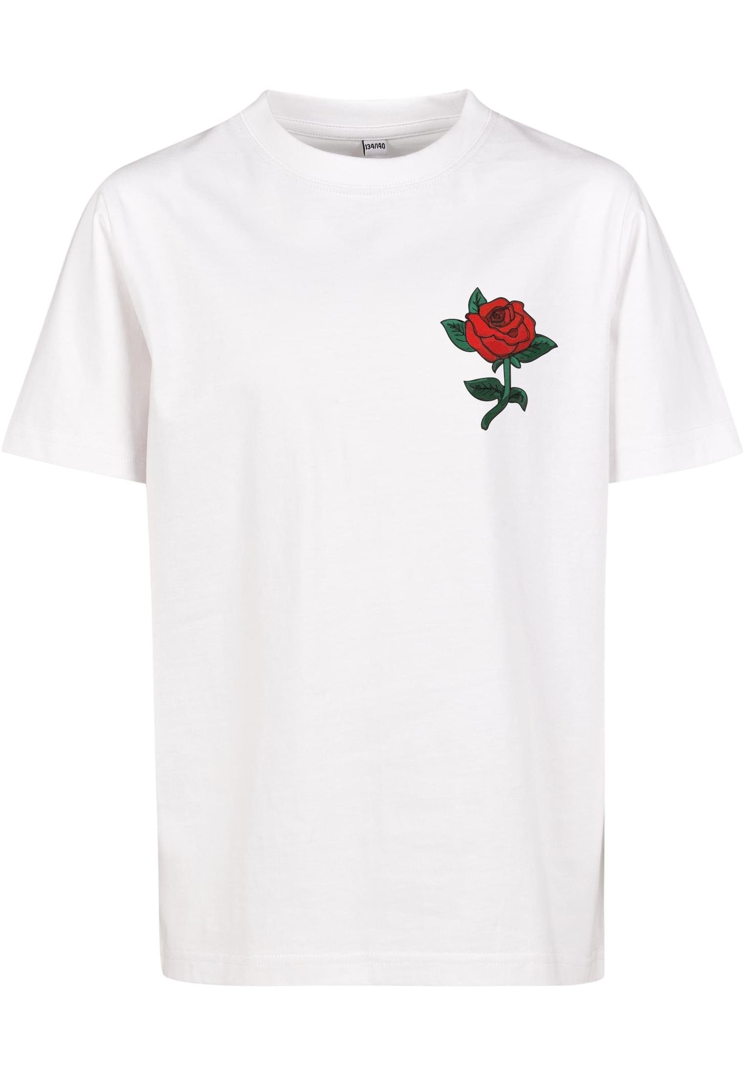 MisterTee Kurzarmshirt Kinder Kids Rose Tee (1-tlg)