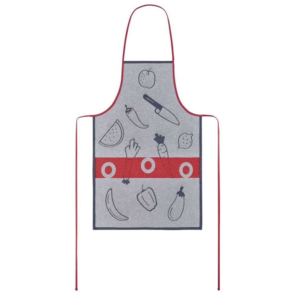 Opinel Kochschürze LE PETIT CHEF Kinderschürze - Blaue Kochschürze für Kids, (1-tlg), robust, Jaquard-Qualität