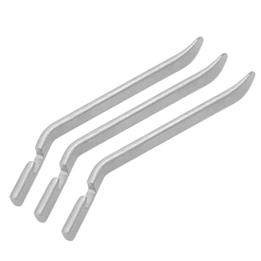 VERK GROUP Fahrradreifenheber 3x Edelstahl Reifenheber Fahrrad Reifenmontage Werkzeug Set, (3-tlg), Edelstahl-Ausführung, 3-teiliges Set