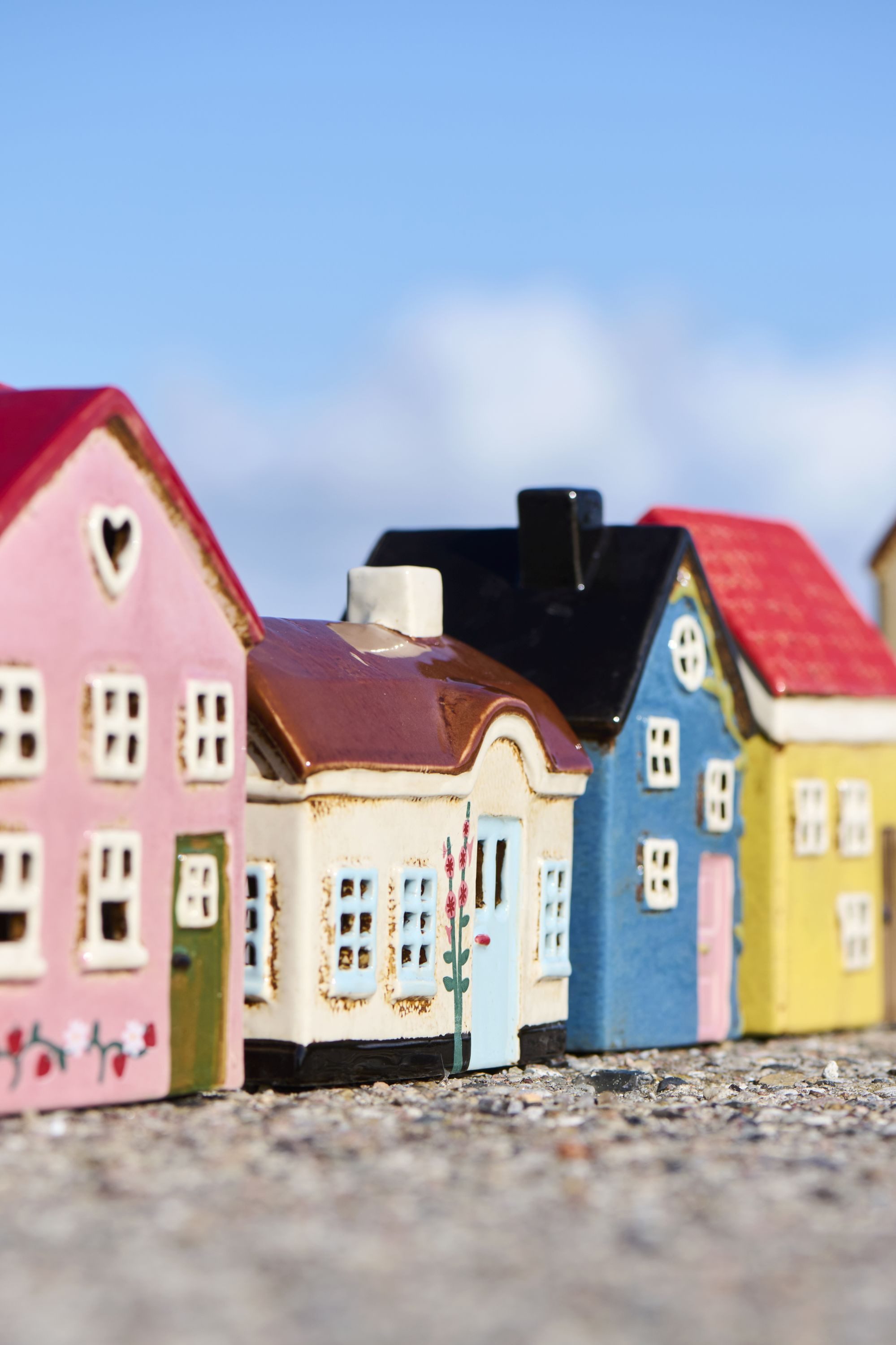 Ib Laursen Kerzenhalter Ib Laursen Lichterhaus Teelichthaus Windlicht Haus Ebeltoft Rosen – Bild 4 von 4