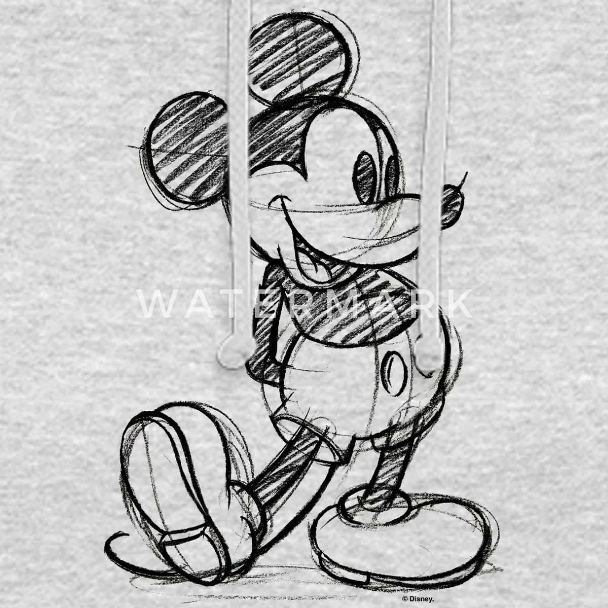 Spreadshirt Hoodie Mickey & Minnie Zeichnung Unisex Hoodie (1-tlg)