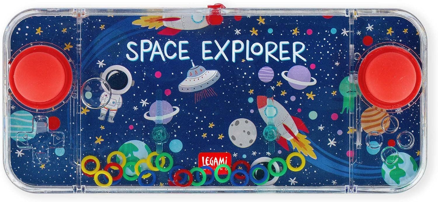 Legami Federmäppchen Legami Mini Wasserspiel Space, 15,2x7 cm, ohne Batterien