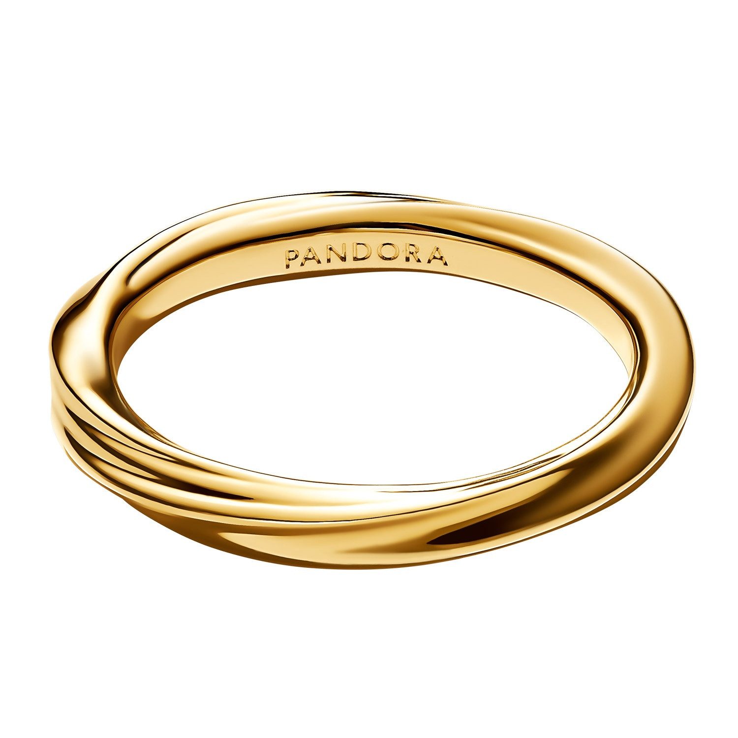 Pandora Fingerring Gedreht Goldfarben günstig online kaufen