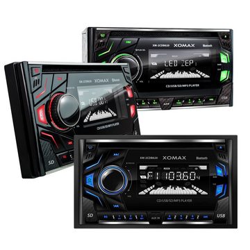 XOMAX Autoradio mit CD Player Bluetooth Freisprecheinrichtung 2 DIN Autoradio