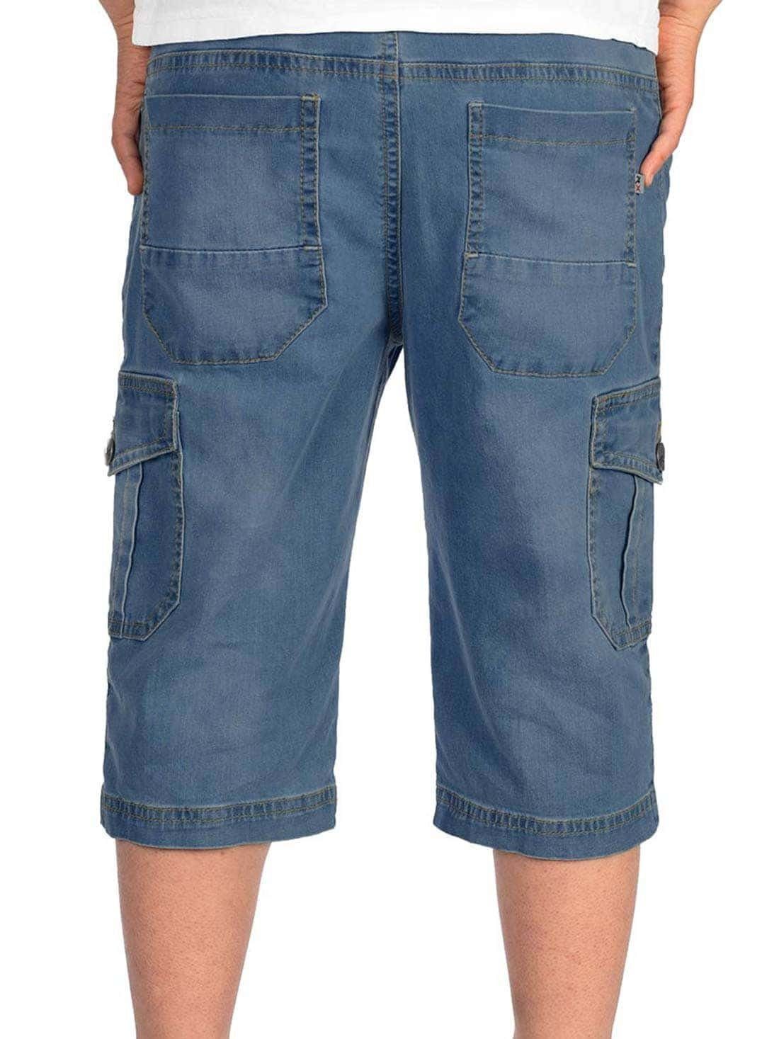 Kinder Jeans Navy Cargoshorts Shorts (1-tlg) BEZLIT Cagro Jungen