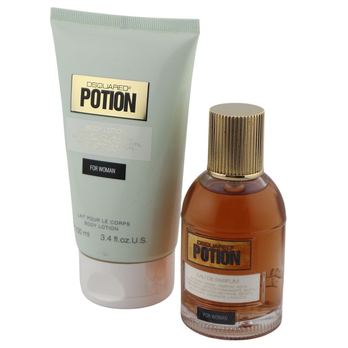 Dsquared2 Duft-Set Dsquared² Potion for Woman Eau de Parfum Spray 50 ml Bodylotion 100 ml