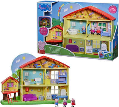 Hasbro Spielwelt Peppa Pig, Peppas Tag-und-Nacht-Haus, mit Licht- und Soundeffekten