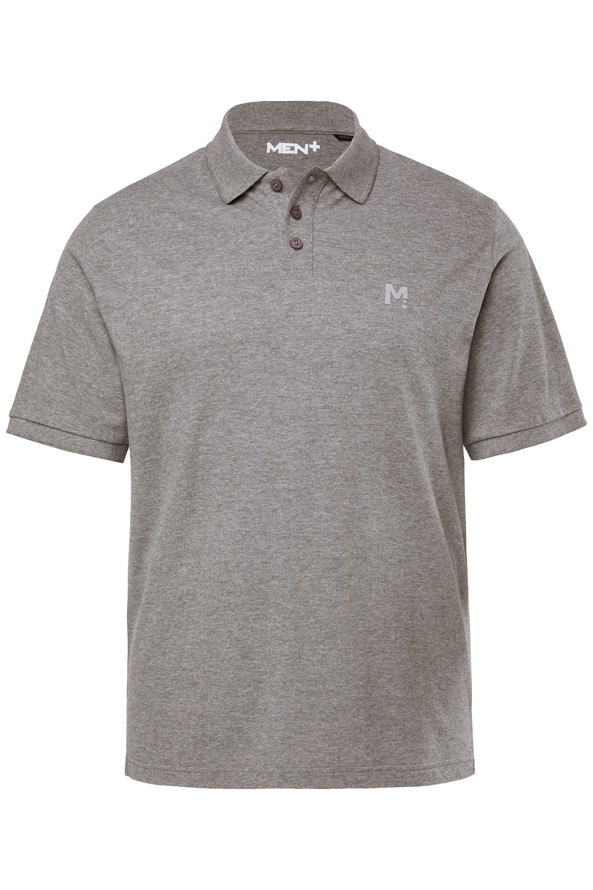 Men Plus Poloshirt Men+ Poloshirt Basic Piqué Halbarm bis 8 XL günstig online kaufen