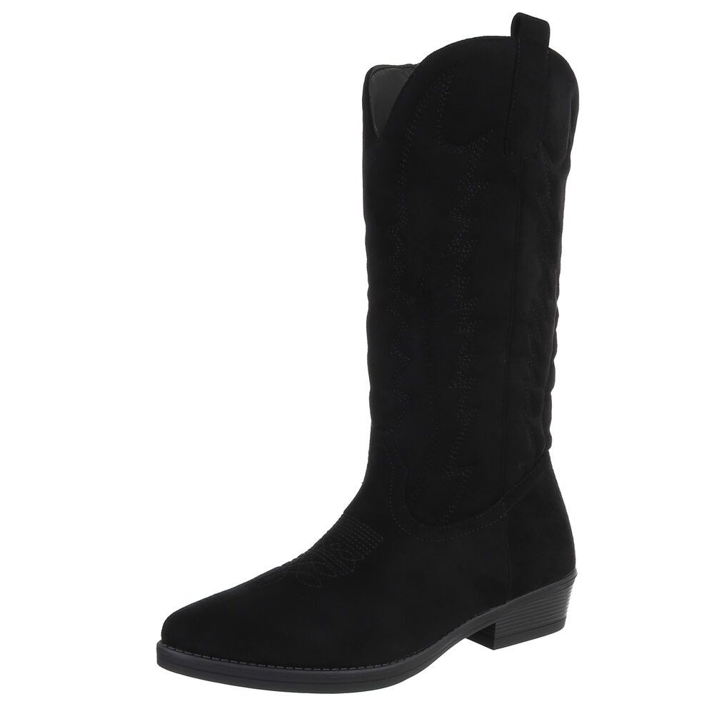 Ital-Design Damen Stiefel mit Kunstvollen Details günstig online kaufen