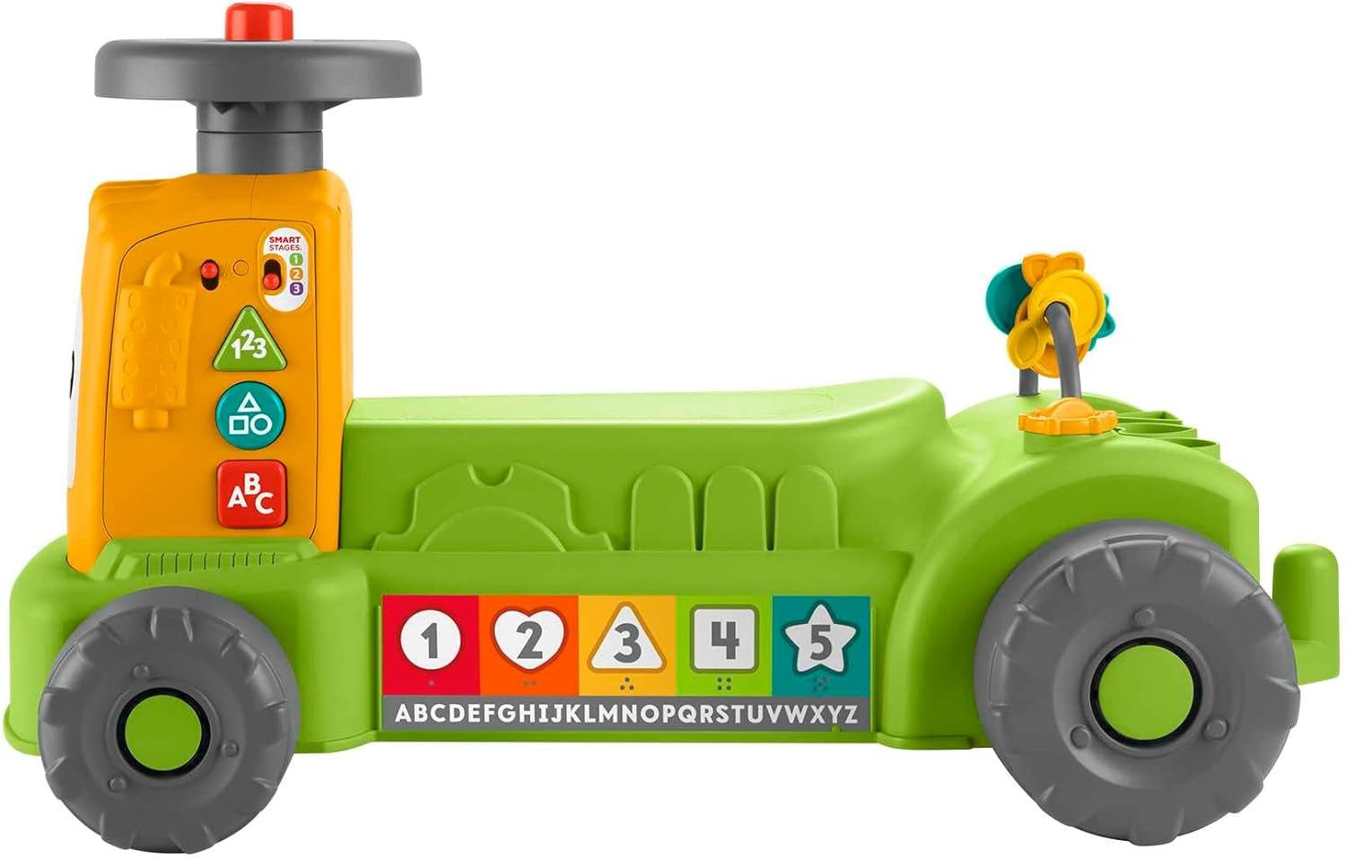 Fisher-Price® Lauflernwagen FISHER-PRICE 4-in-1 Markt-Traktor zum Aufsitzen ab 9 Monaten HRG12