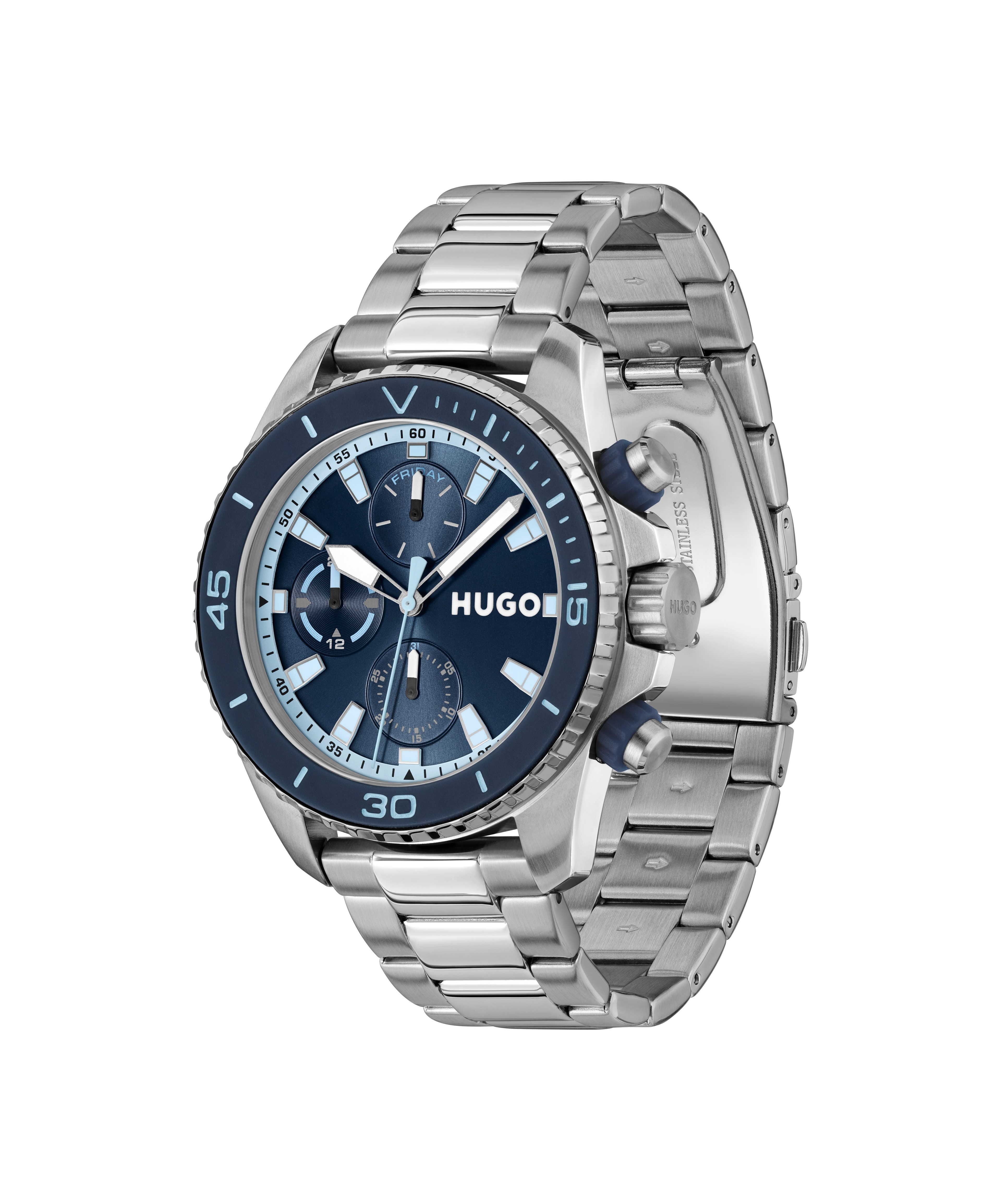 HUGO Multifunktionsuhr #DIVE 1530429, Quarzuhr, Armbanduhr, günstig online kaufen