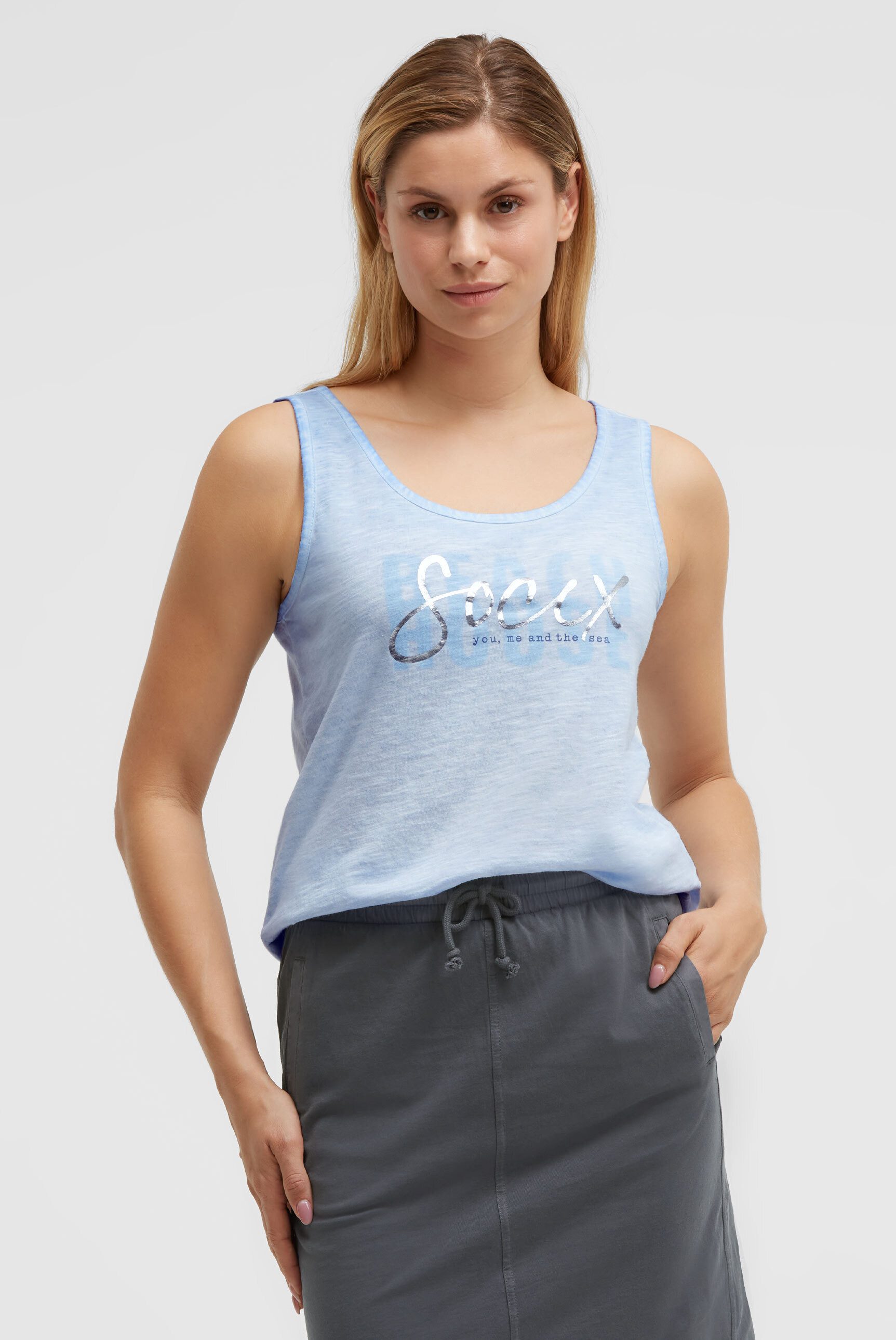 SOCCX Tanktop aus Baumwolle