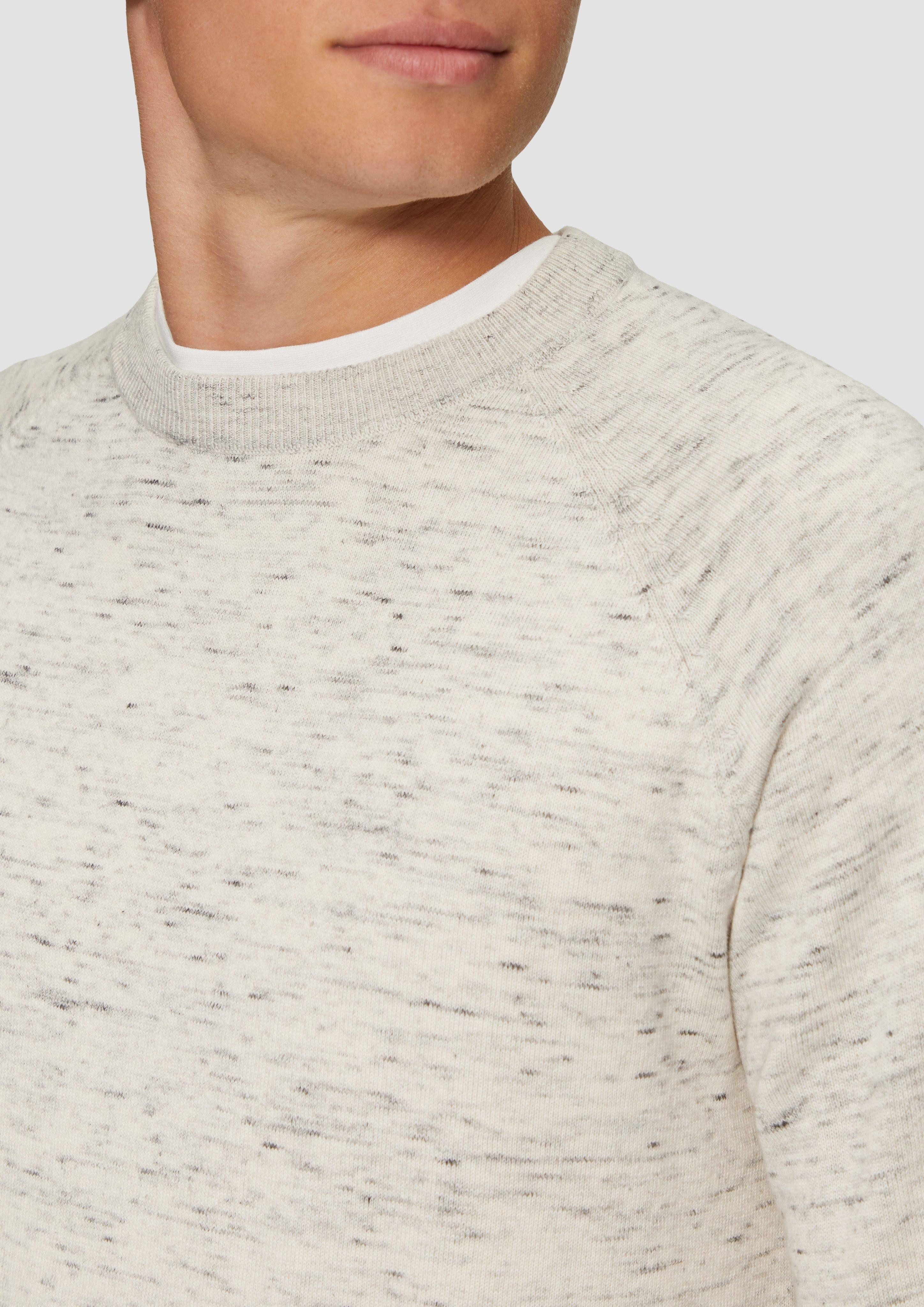 QS Strickpullover Strickpllover aus Melangegarn günstig online kaufen