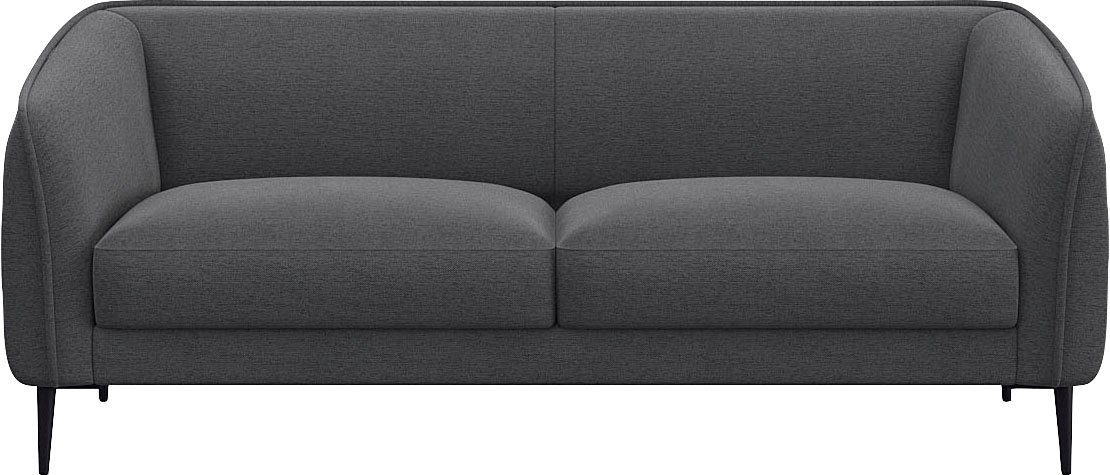 FLEXLUX 2,5-Sitzer Belle Designsofa, Couch, bequem durch Kaltschaum im Sitz, Skandinavisches Design, In hochwertiger Verarbeitung