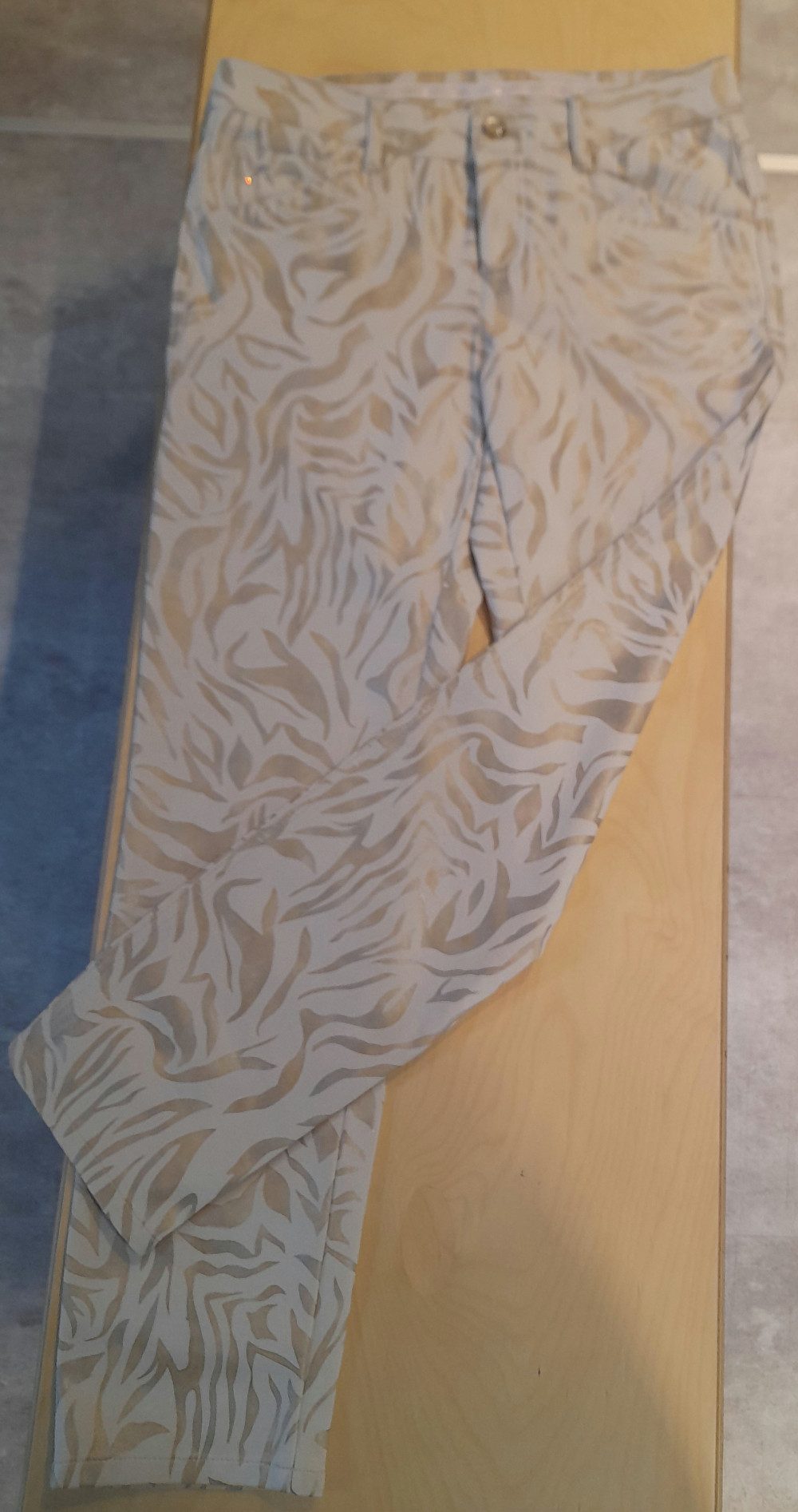 Alberto Golfhose Alberto Golfhose Jana Beige-Golden günstig online kaufen