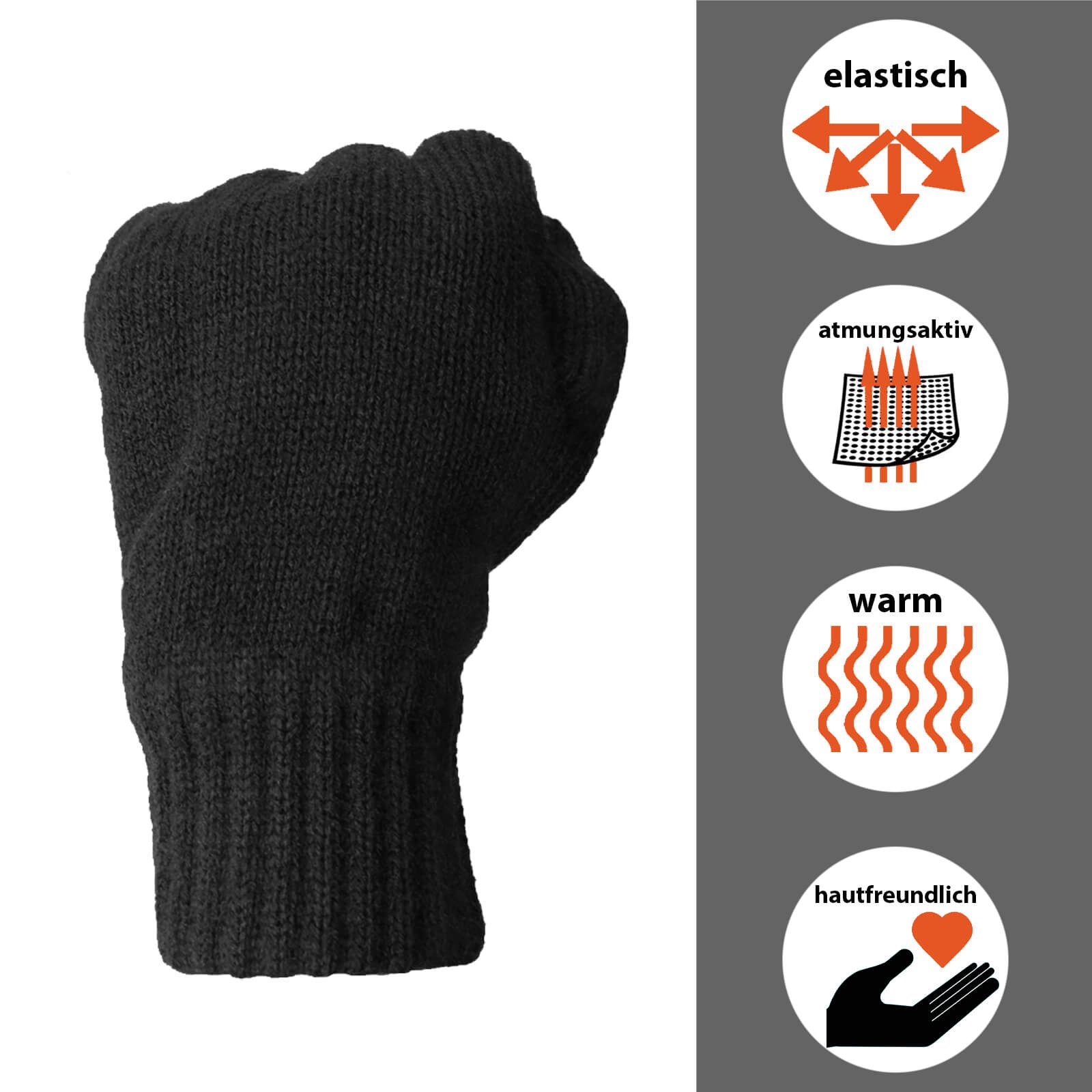ALPIDEX Thermohandschuhe ALPIDEX Thermo Strickhandschuhe mit Thinsulate