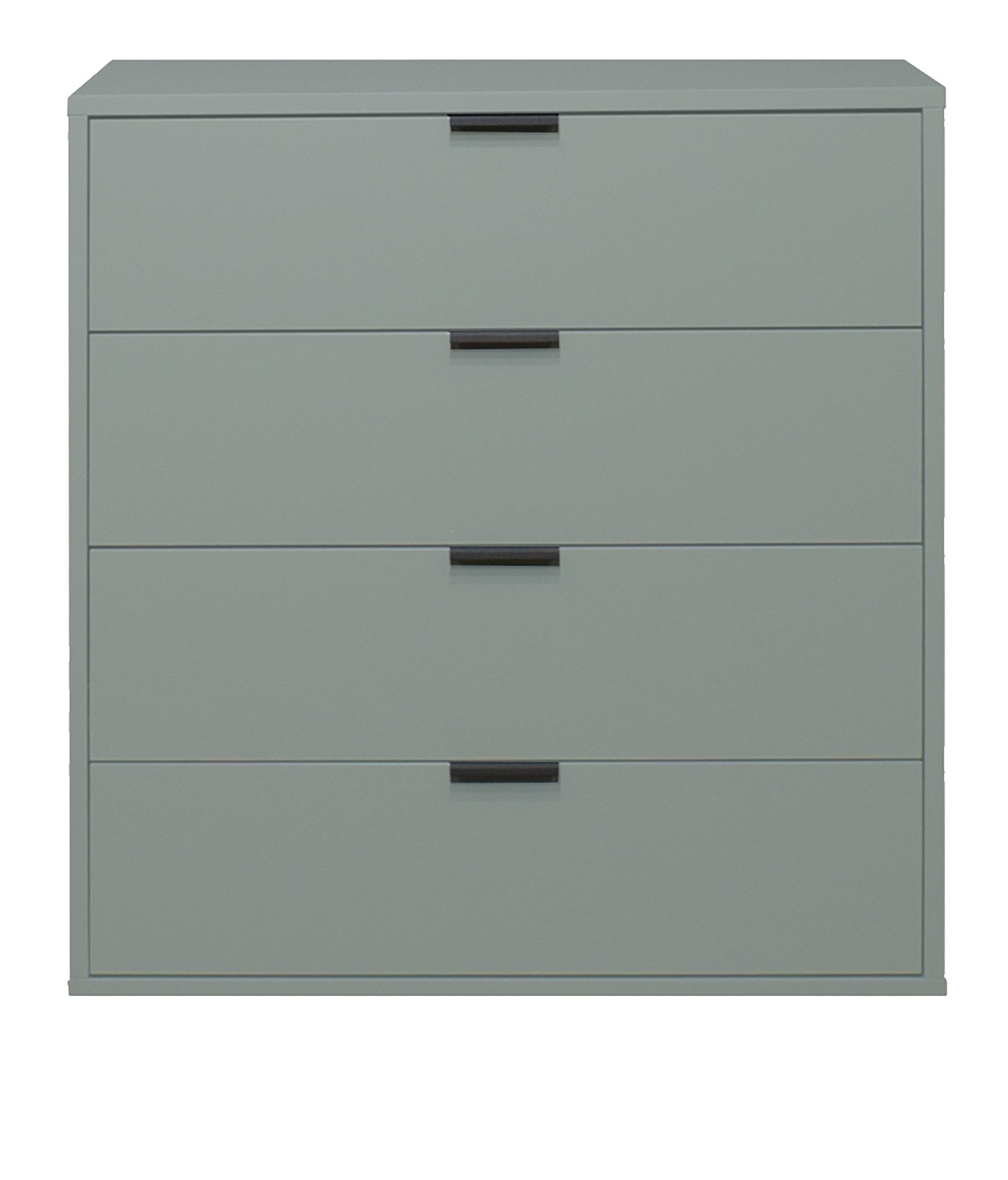 freiraum Kommode Bonnie, in pine green matt lack - 81x87x45cm (BxHxT)