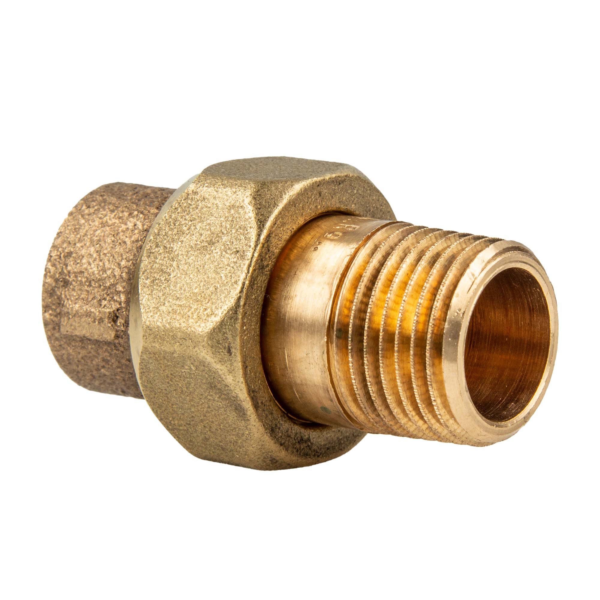 Conex Bänninger Lötfitting Rotguss-Rohrverschraubung mit AG - Typ 4341G, 15 mm x 1/2 Zoll