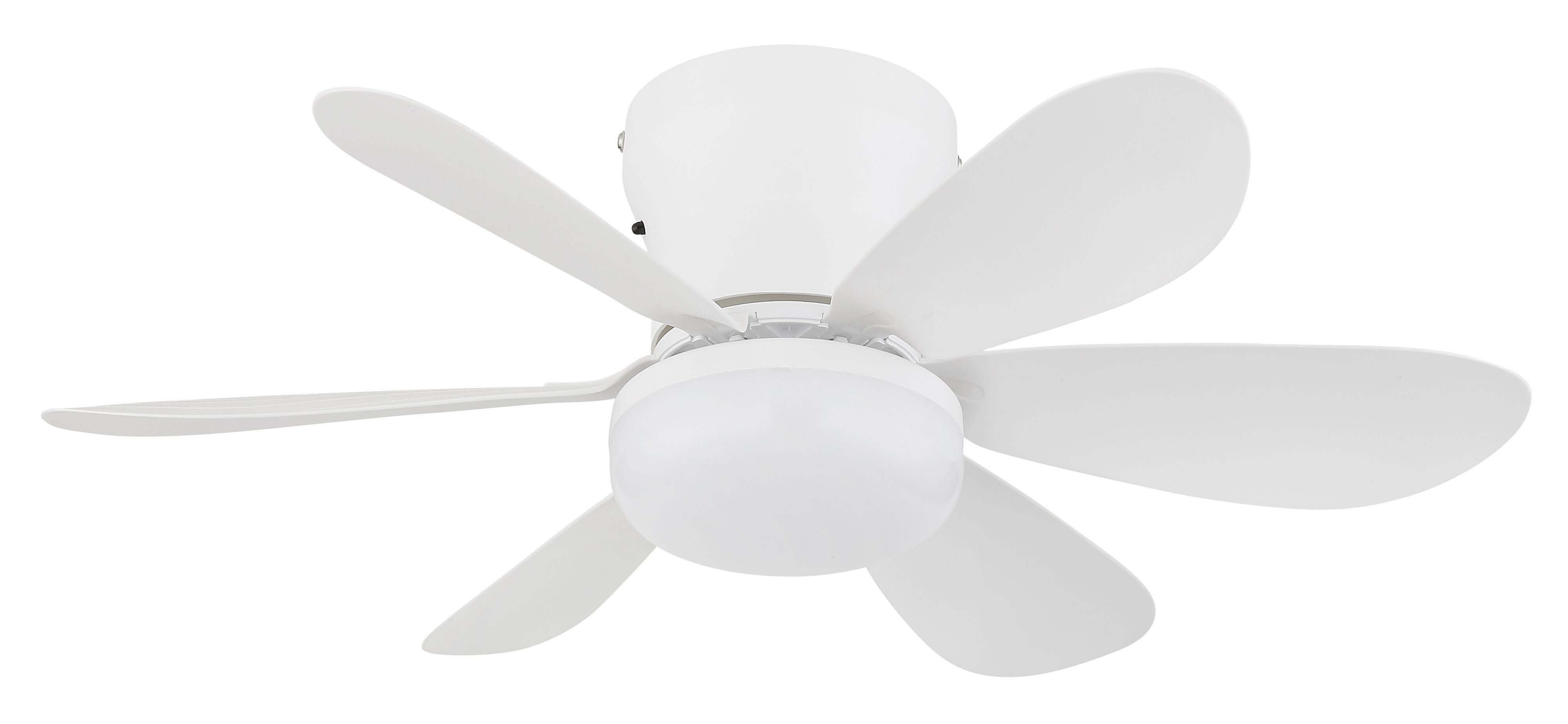 GLOBO LIGHTING Deckenventilator Deckenventilator Delores WE-WE mit LED & Fernbedienung, Mit Nachtlicht-Funktion