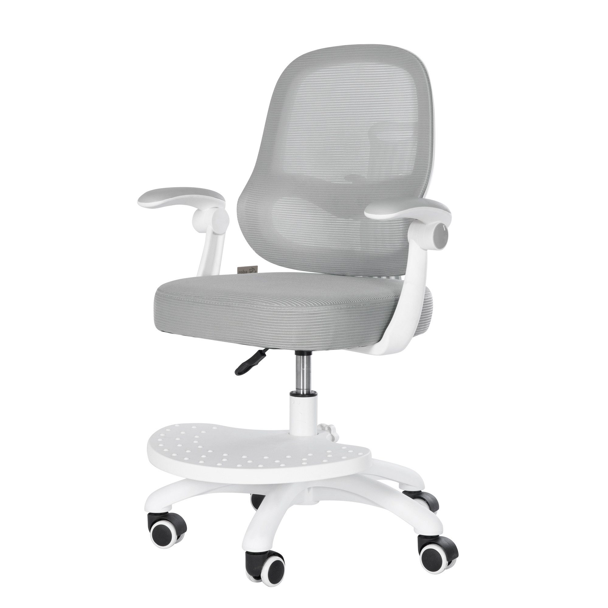 roba® Schreibtischstuhl Smart Grow 3D - Bürostuhl Kinder - Ergonomischer Drehstuhl (stufenlos höhenverstellbar), stabiles Gestell aus Metall - ab 3 Jahren - ideal für Schulkinder