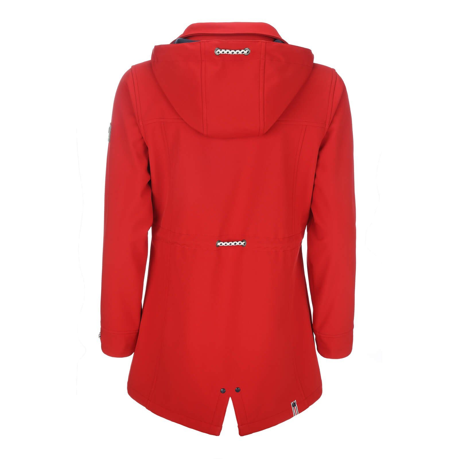 Dry Fashion Softshellmantel Damen Mantel Rerik - Softshelljacke Outdoor-Jacke Softshell