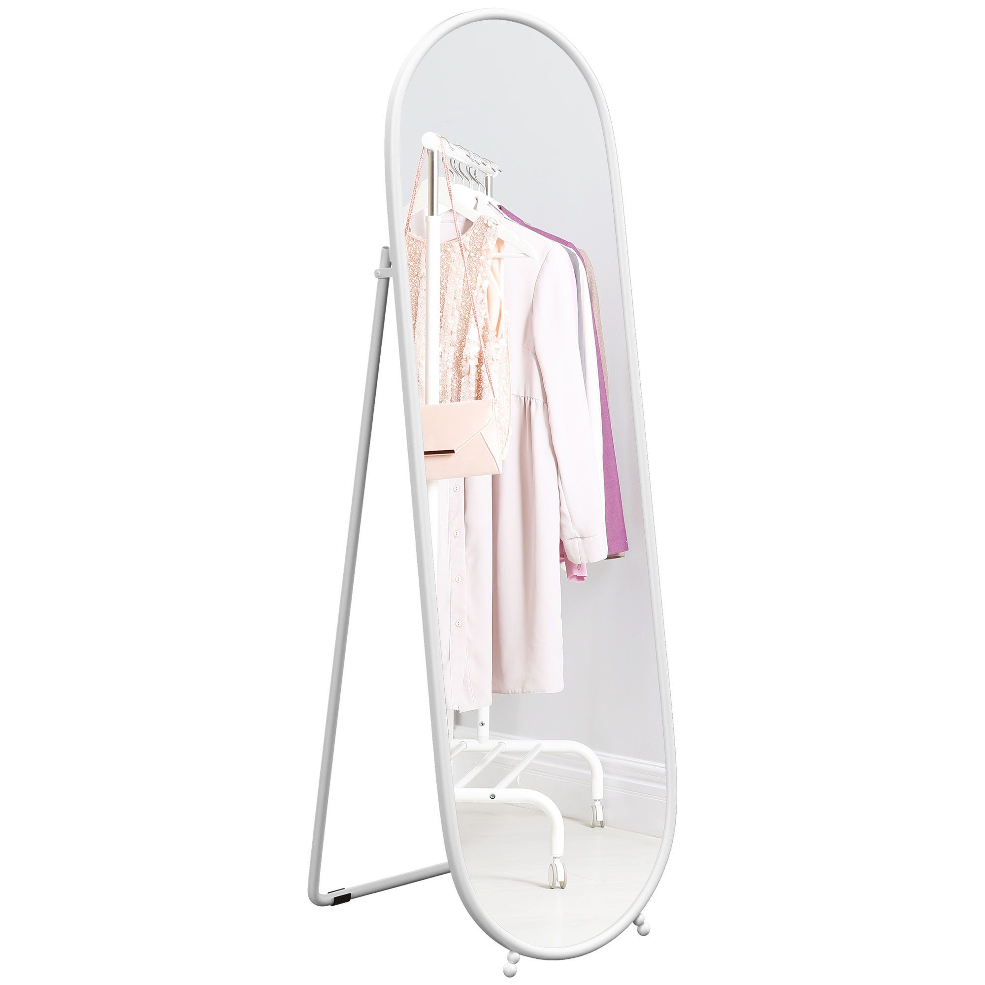 HOMCOM Standspiegel 160 x 40 cm günstig online kaufen