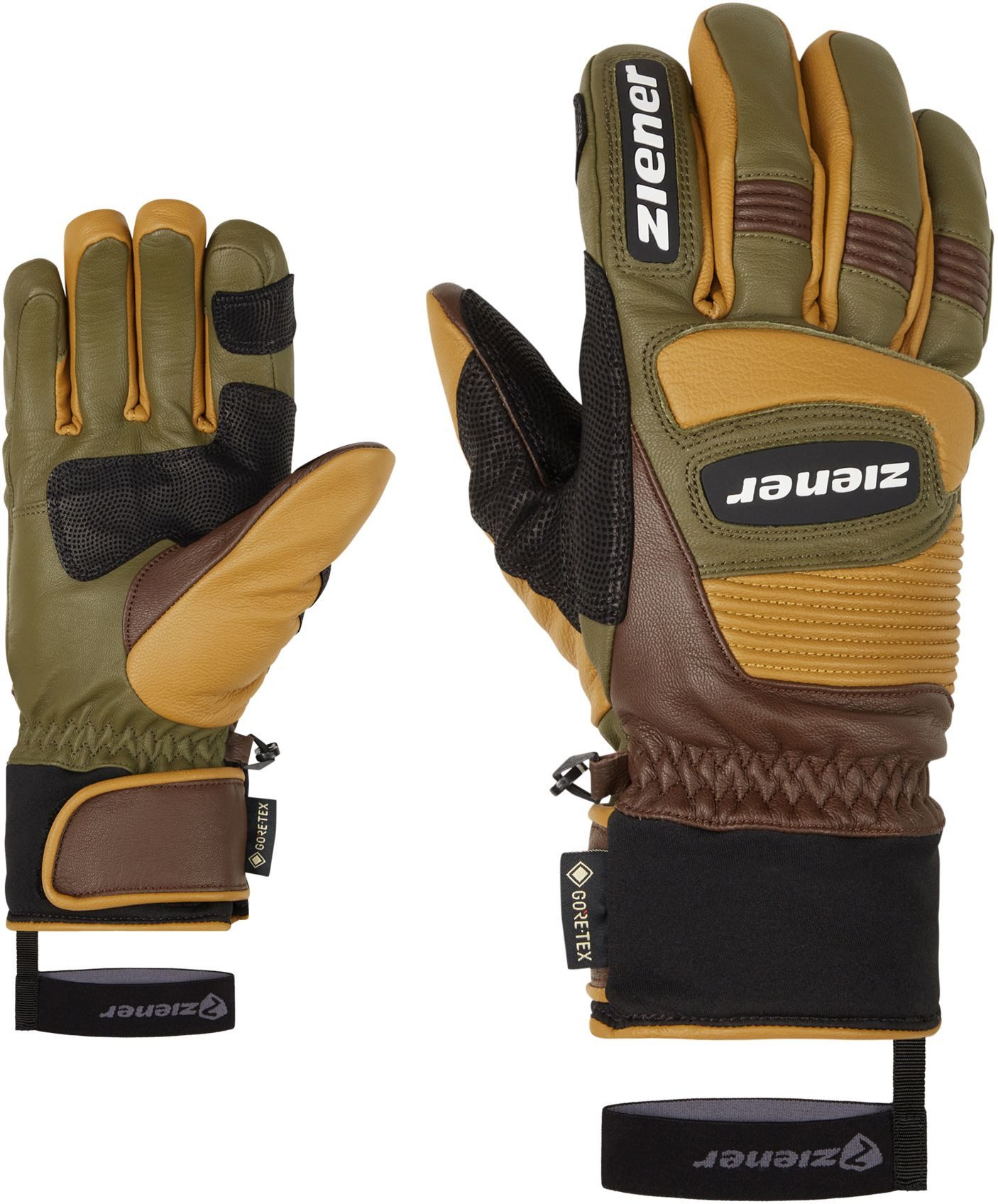 Skihandschuhe Ziener Alpine Gloves Ski Handschuhe GUARDZ GTX bro