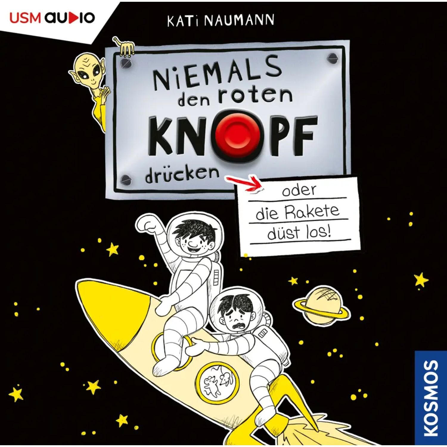 United Soft Media Hörspiel Niemals den roten Knopf drücken,2 Audio-CD