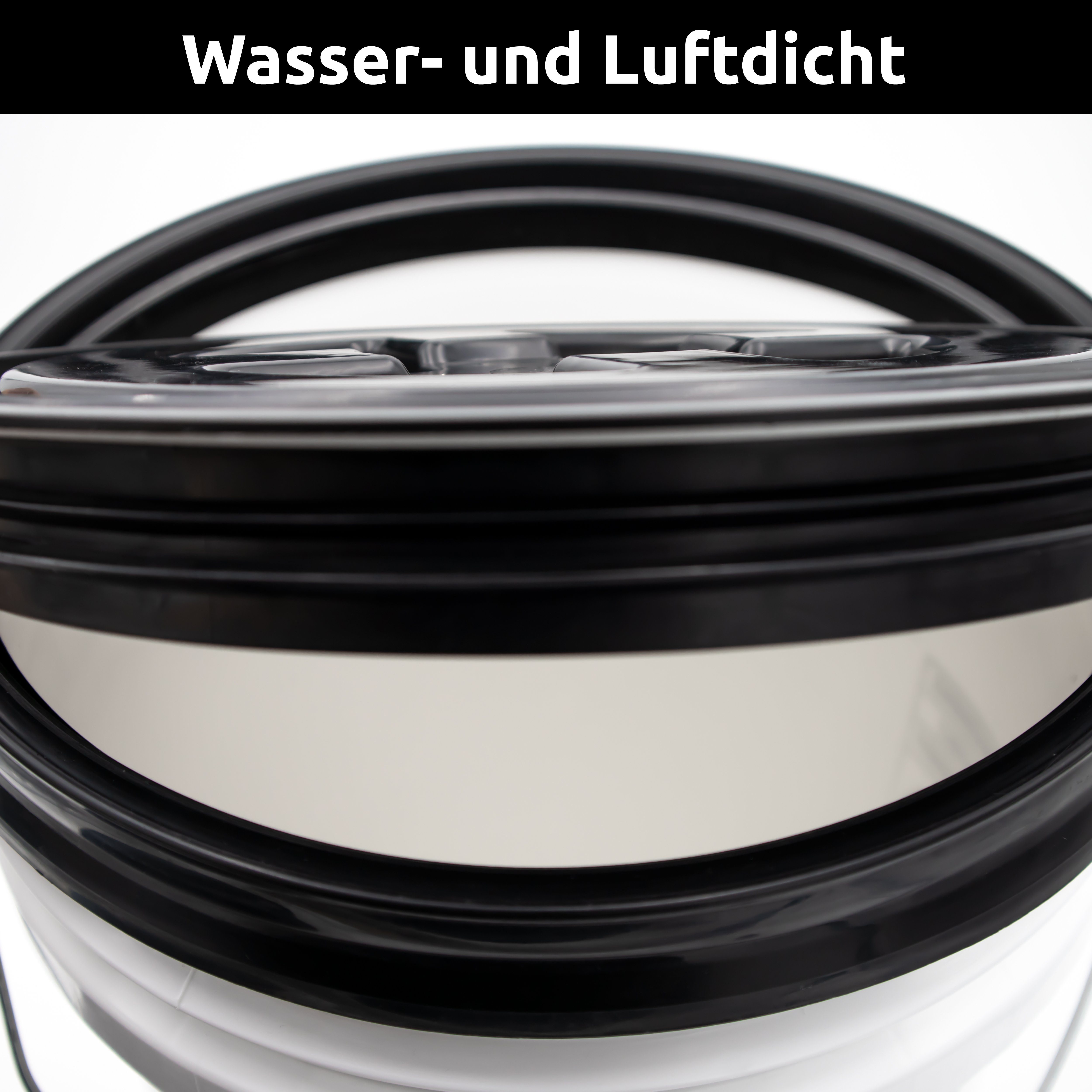 Cleaneed Autowaschbürste Premium Eimerdeckel für Auto Wascheimer, (Wasserdicht & Extra Stabil, 1-tlg., Passend für alle gängigen Detailing Buckets), Eimer Deckel, perfekt als Hocker und Aufbewahrung