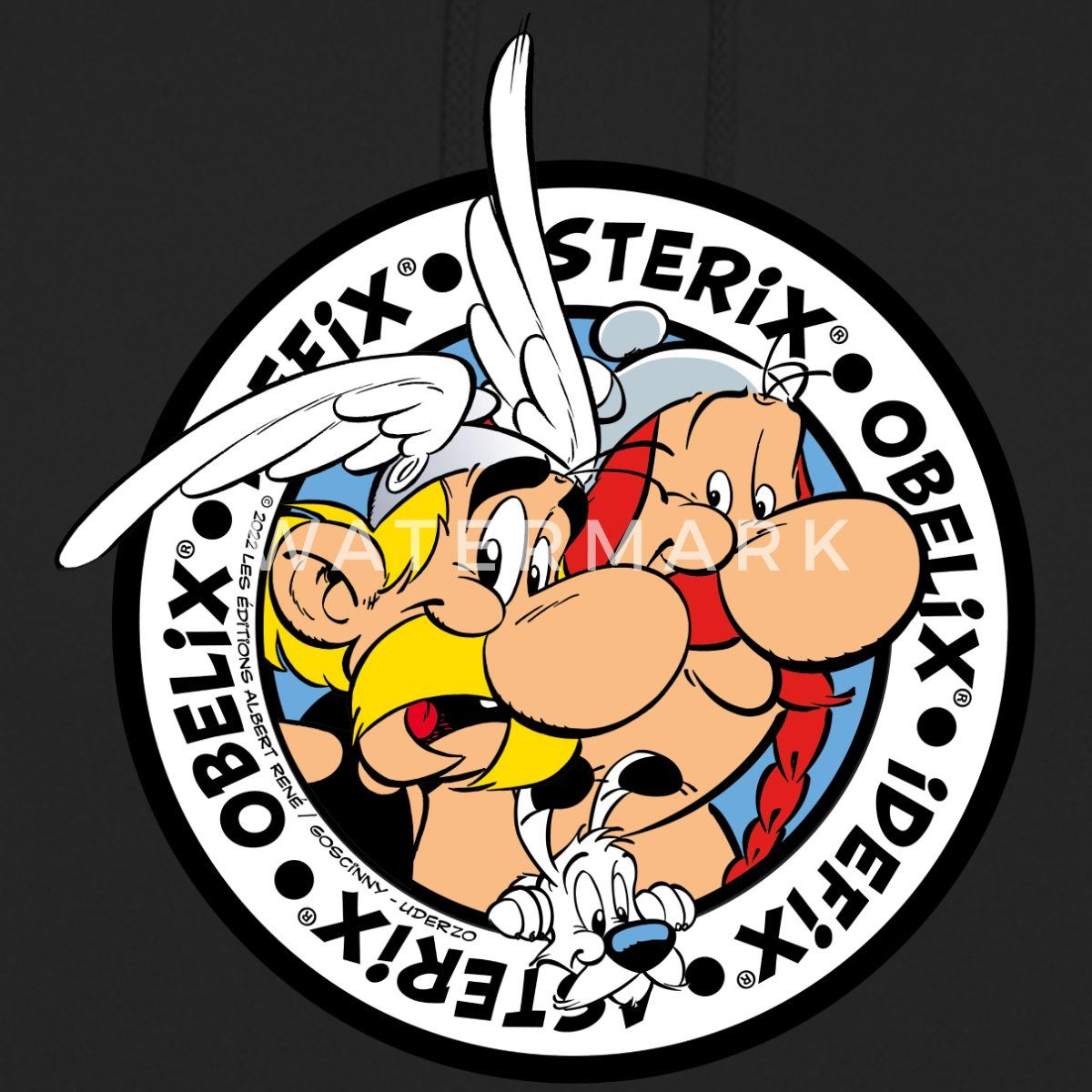 Spreadshirt Hoodie Asterix & Obelix Mit Idefix Abenteuer Unisex Hoodie (1-tlg)
