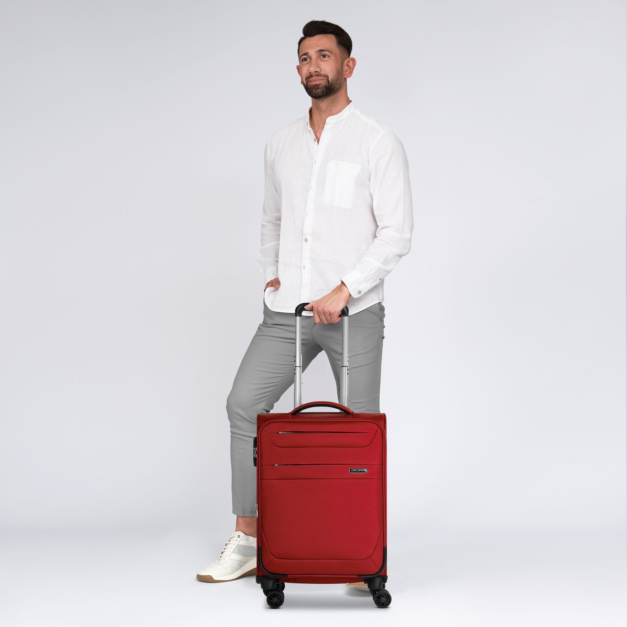 WORLDPACK Handgepäck-Trolley Chicago, 4 Rollen, Polyester