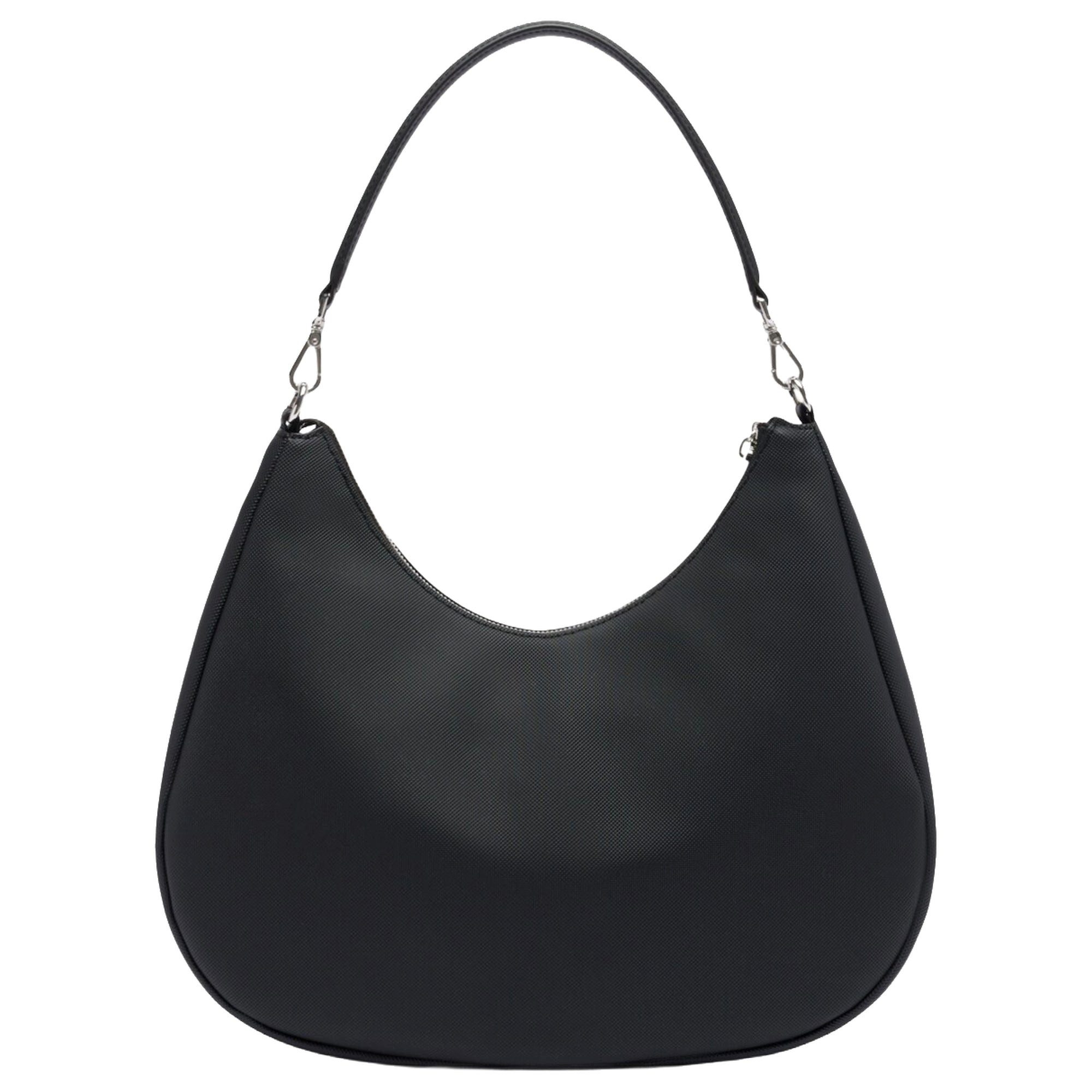 Lacoste Umhängetasche Daily City Hobo Bag - Schultertasche 23 cm (noir)