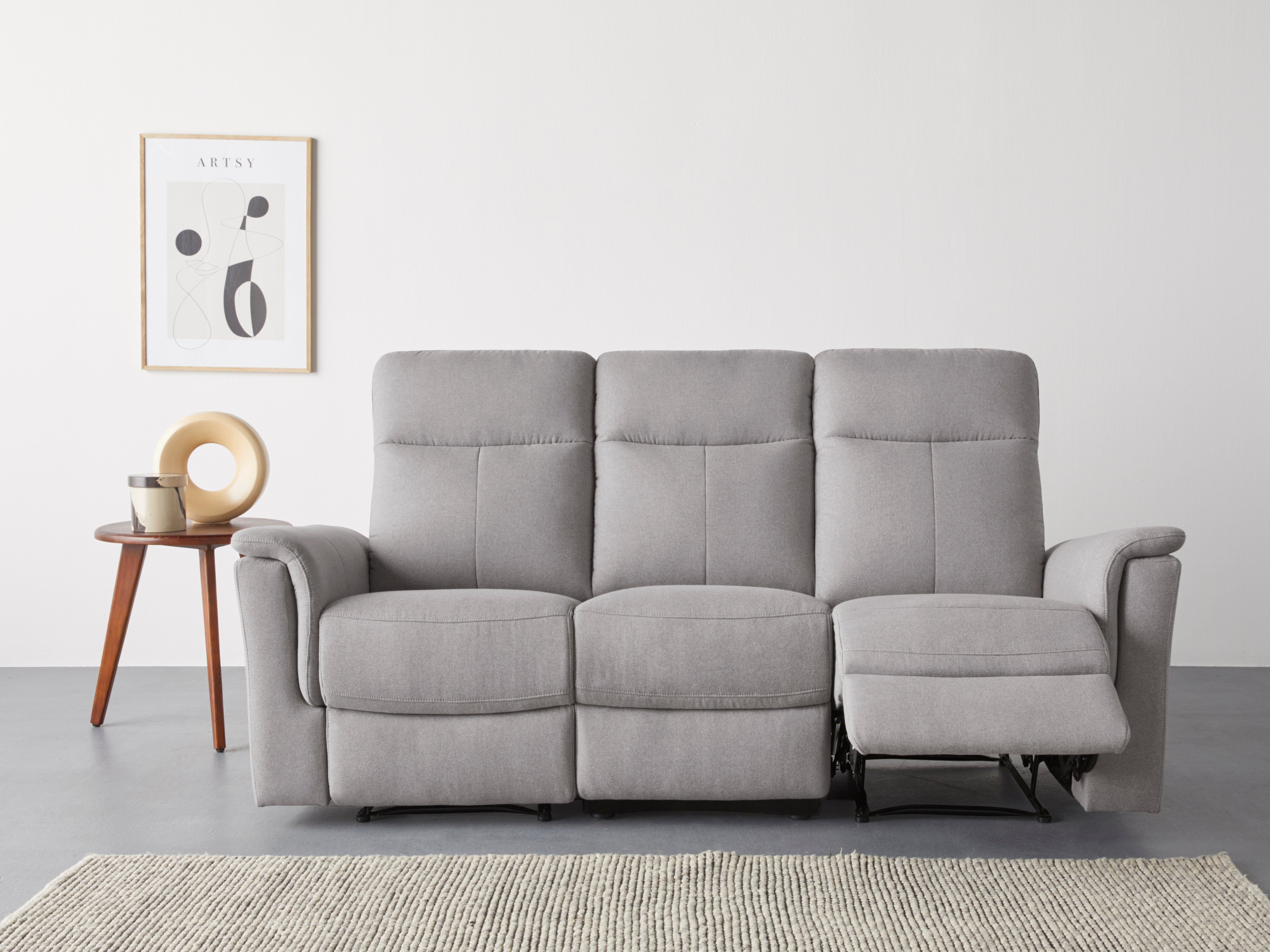 Home affaire 3-Sitzer Southbrook, mit manueller und elektrischer Relaxfunktion