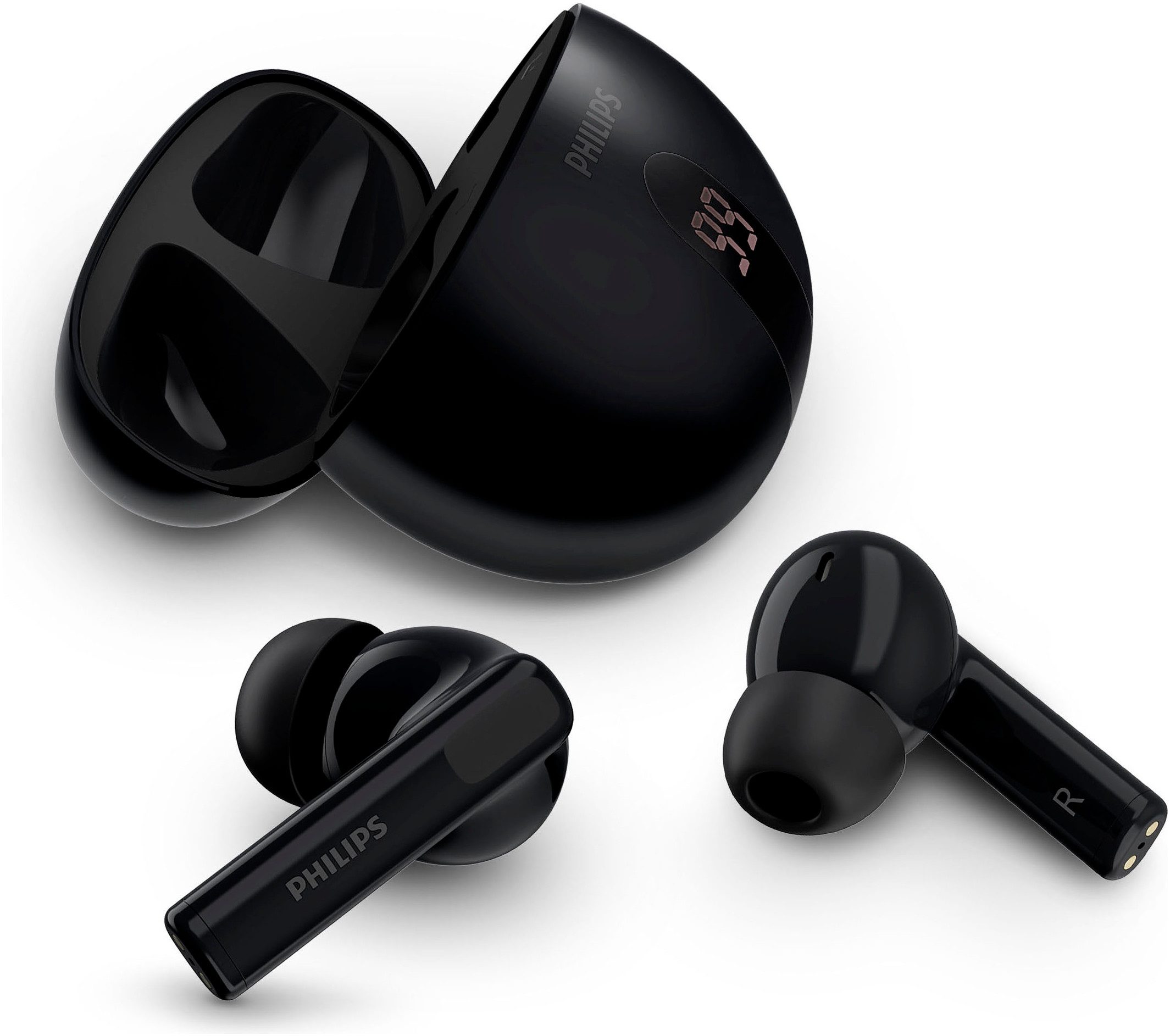Philips TAT 2520 wireless In-Ear-Kopfhörer (Adaptive Noise-Cancelling, Freisprechfunktion, Multi-Point-Verbindung, Rauschunterdrückung, Sprachsteuerung, kompatibel mit Siri, Google Assistant, Siri, Bluetooth)