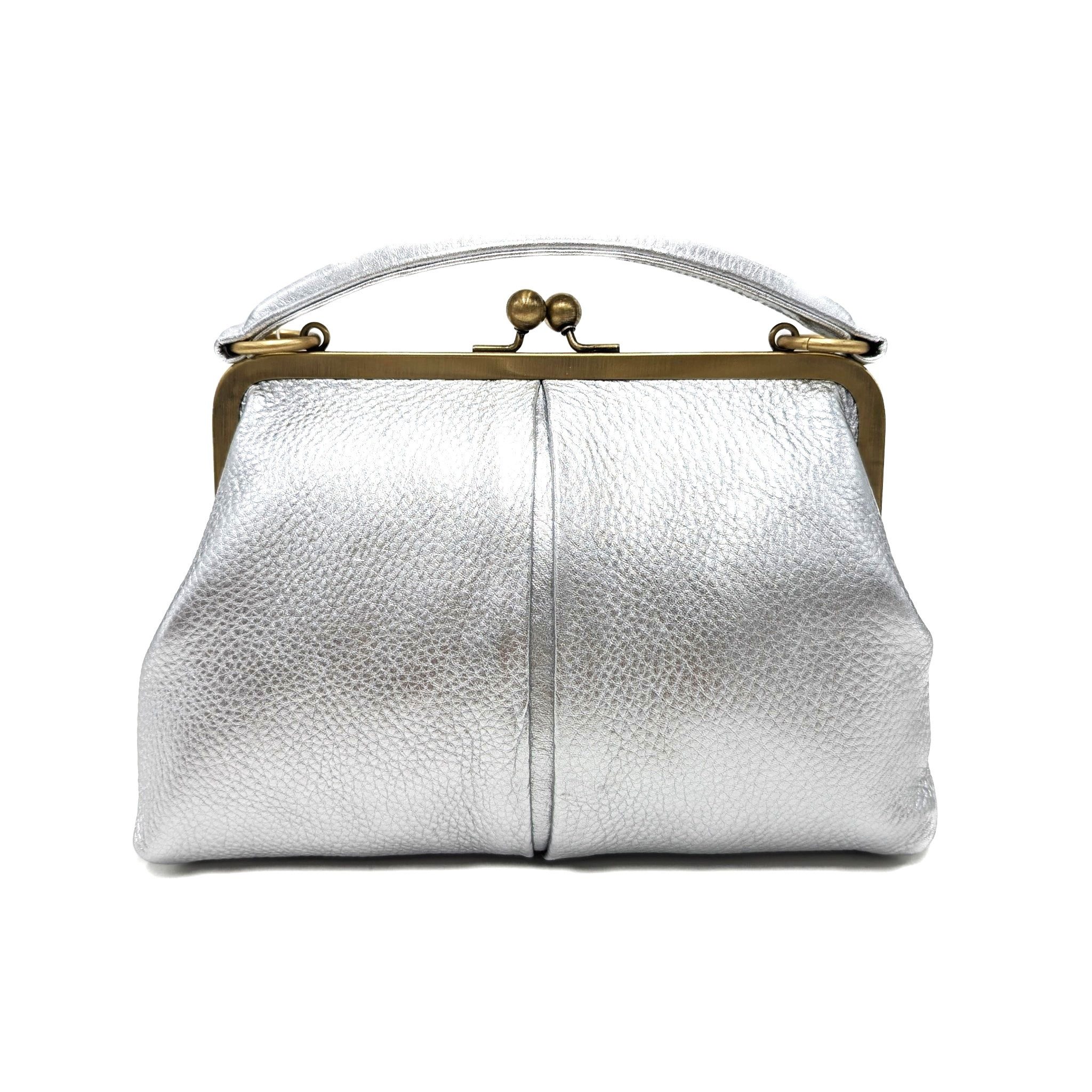 Taschenkinder Handtasche Damen Handtasche Leder "Kleine Olive", Umhängetasche, Vintage Stil., Echtleder