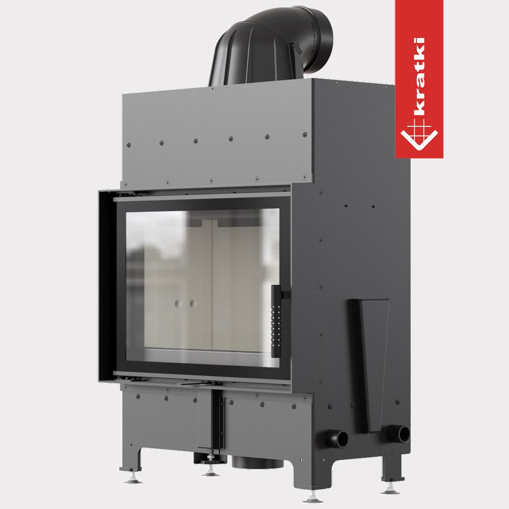 Kratki Kamineinsätze Kamineinsatz aus Stahl KRATKI FLOKI S 8 kW Ø 160, 8,00 kW